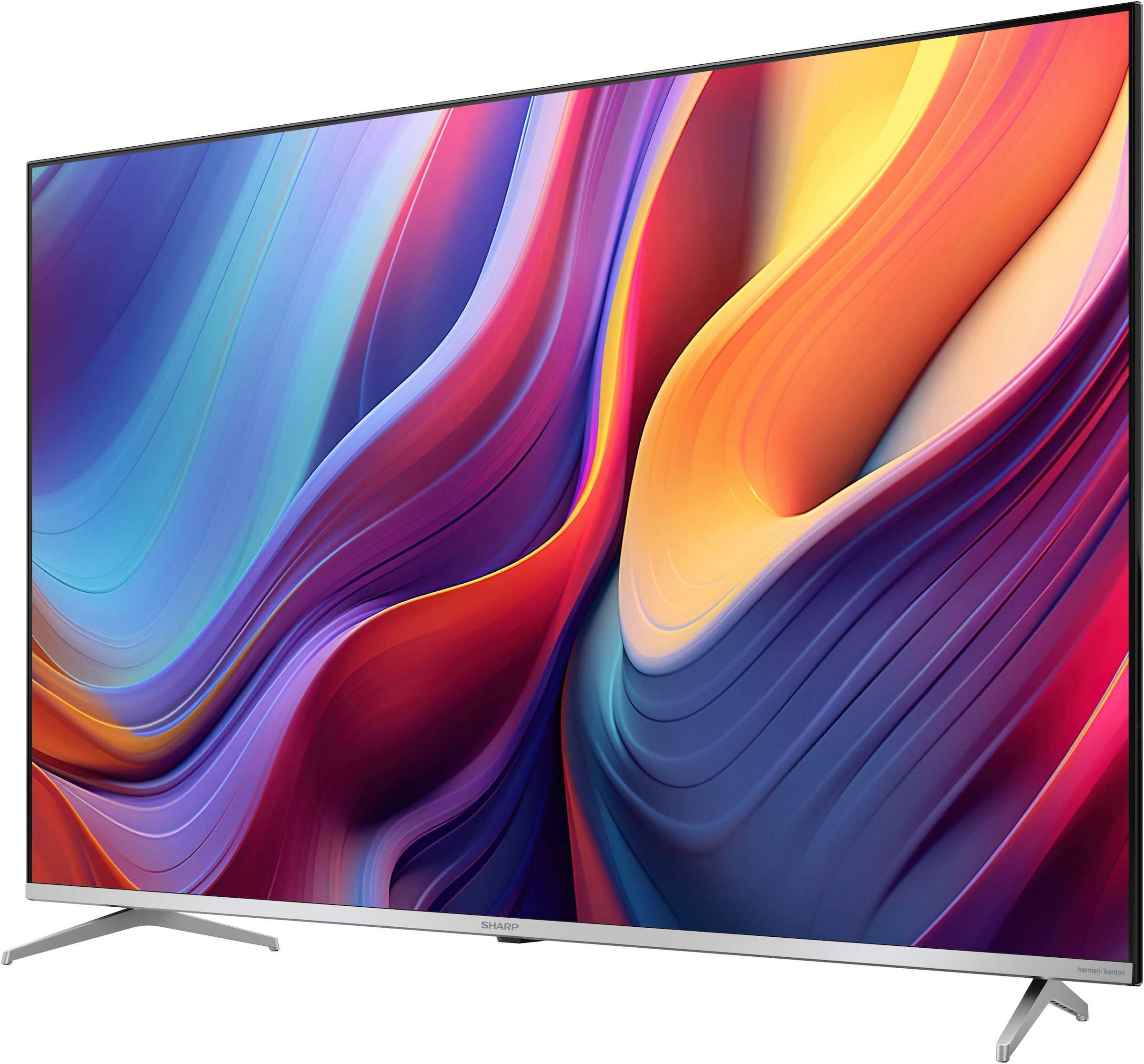 Sharp QLED-Fernseher »4T-C50GPx«, 4K Ultra HD, Google TV-Smart-TV, Quantum Dot, QLED, Dolby Atmos, Dolby Vision, HDMI 2.1 mit eARC