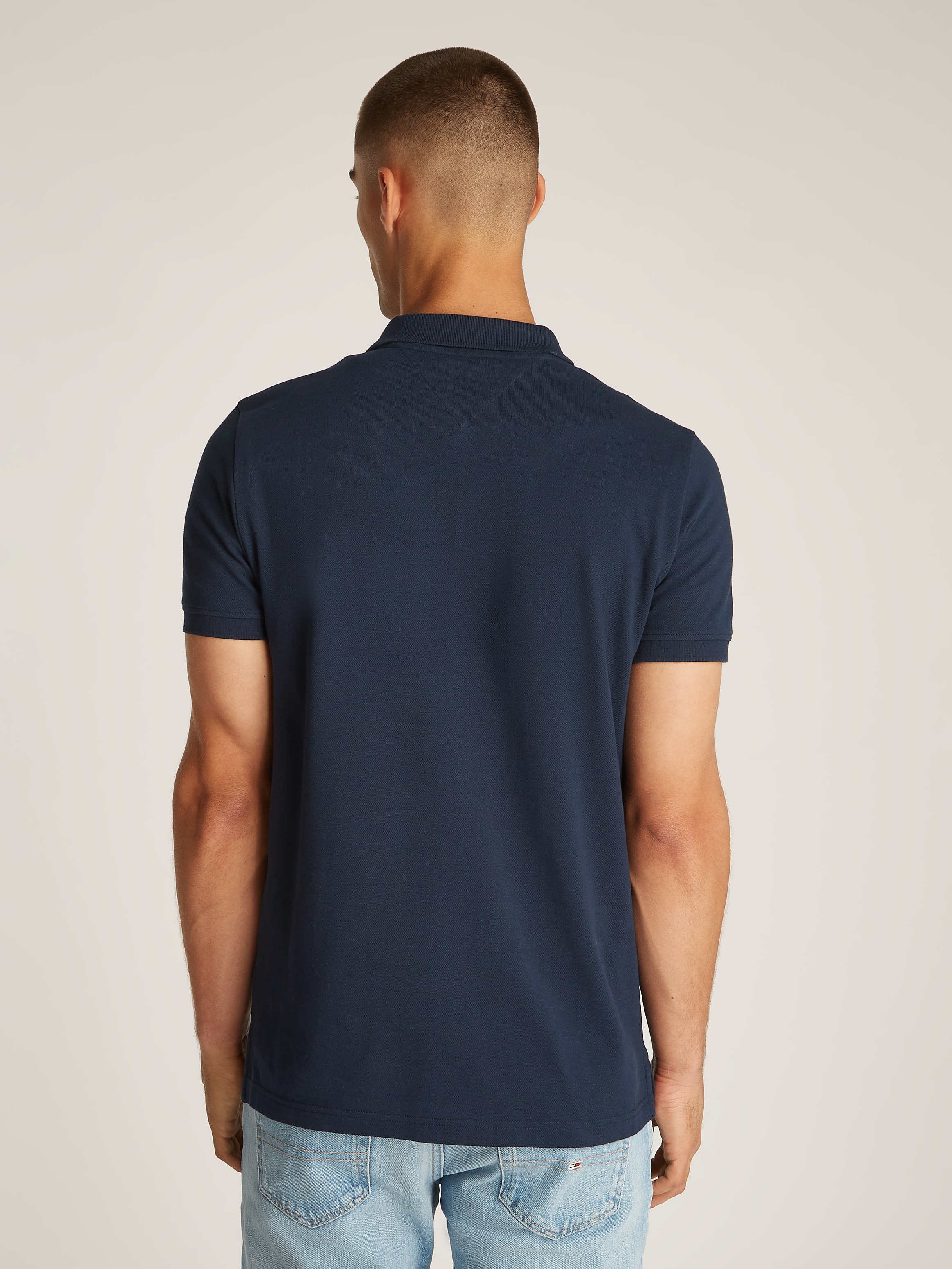 Tommy Jeans Poloshirt »TJM SLIM PLACKET POLO«, Piqué mit Polokragen