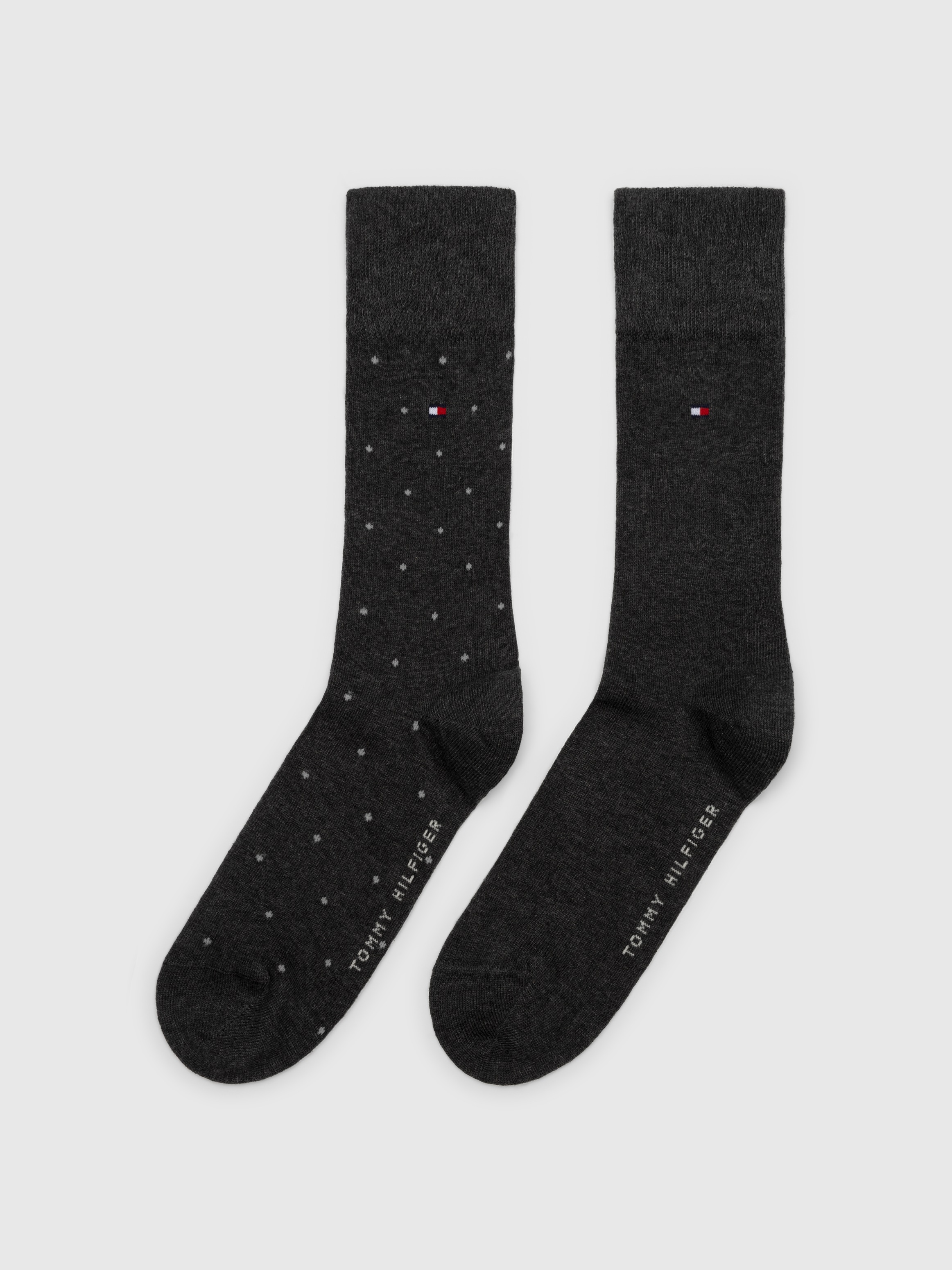 Tommy Hilfiger Socken »TH MEN SOCK 2P DOT«, (2 Paar, 2 Paar), mit klassischer Markenprägung