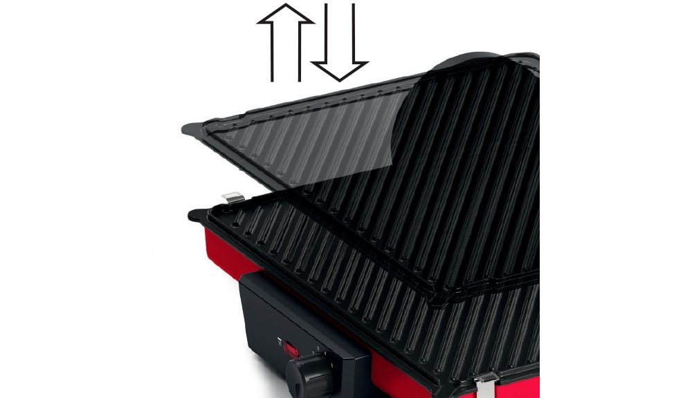 BOSCH Kontaktgrill »TCG4104 rot«, 2000 W