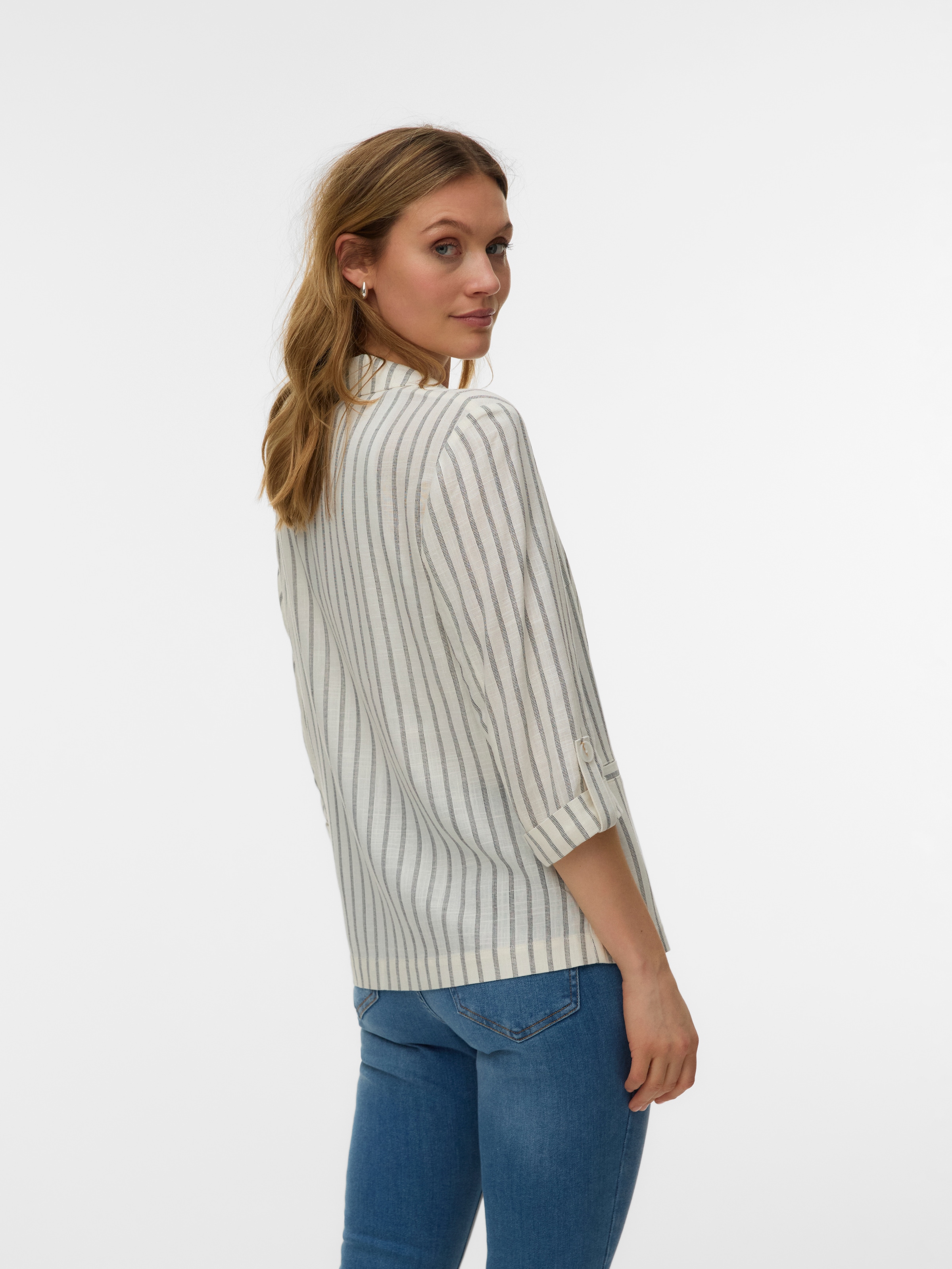 Vero Moda Longblazer »VMROSIE 3/4 LOOSE BLAZER NOOS« Viskosemischung, regular fit, mit Leinen