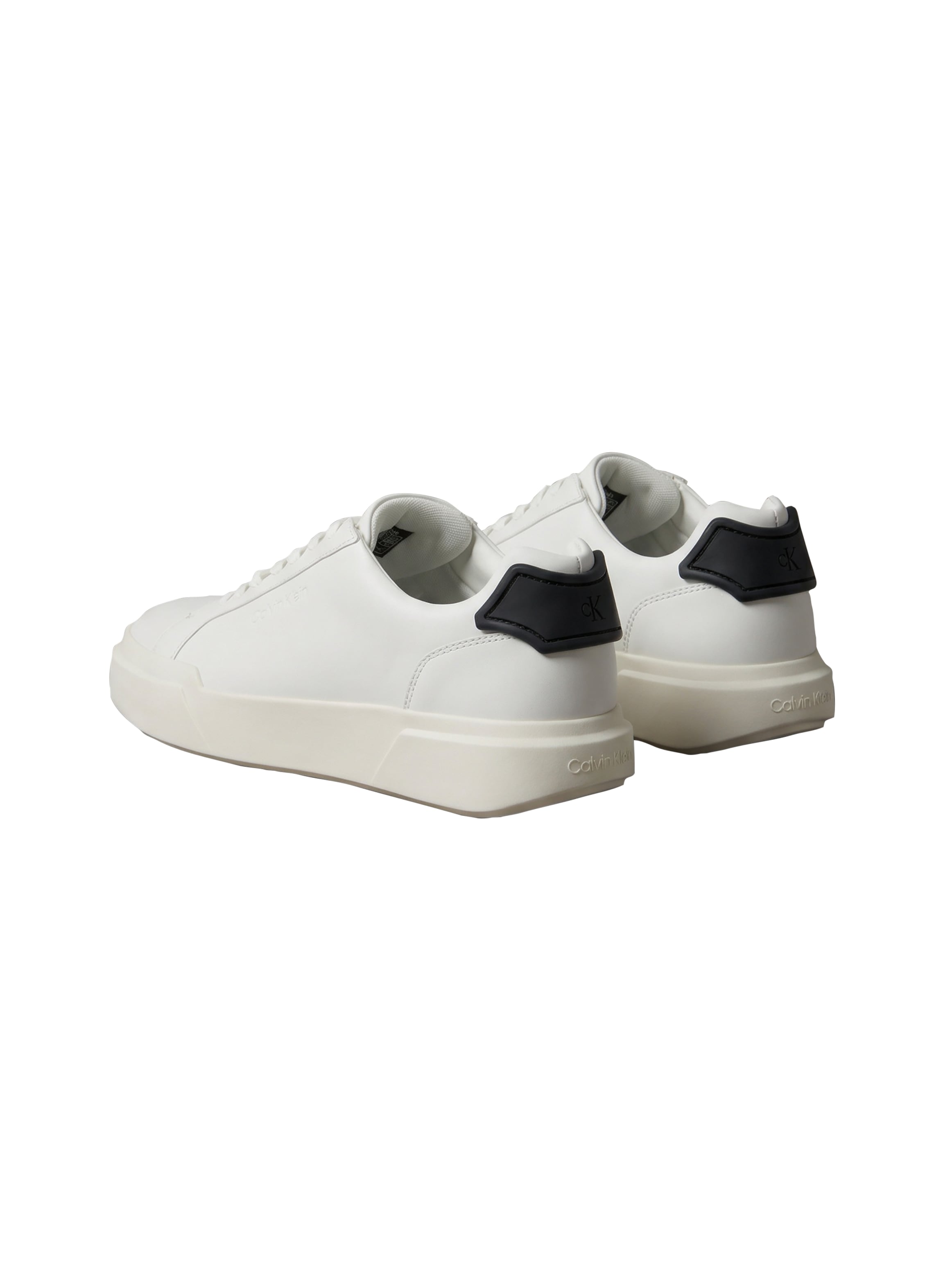 Calvin Klein Sneaker »CHUNKY CUPSOLE LACEUP RUB BT LTH«  Schnürschuh, Halbschuh, Freizeitsneaker mit Fersen-Kontrast