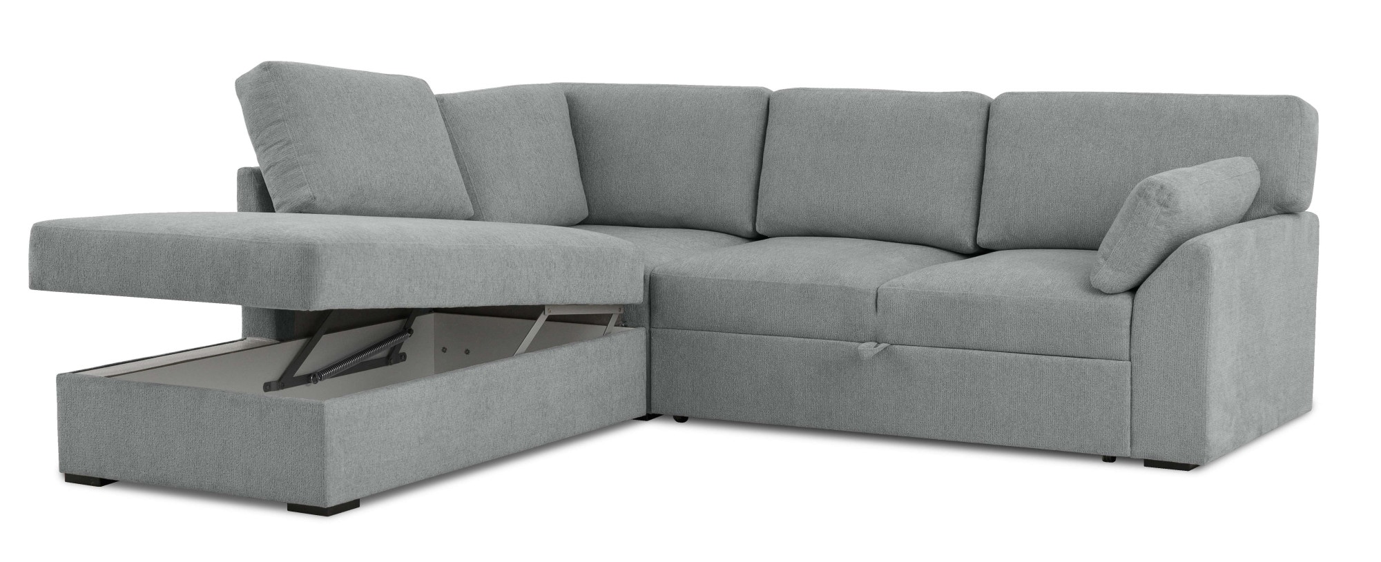 Home affaire Ecksofa »Citry«, Breite 242 cm, Chenille, Bettfunktion, Bettkasten, L-Form