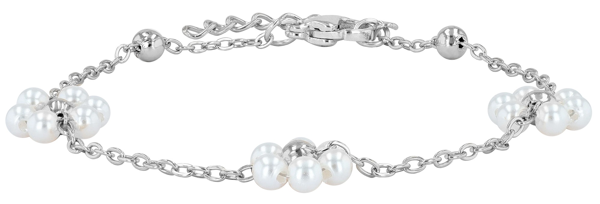 Adelia´s Armband »Edelstahl Armband mit schimmernder Perle«