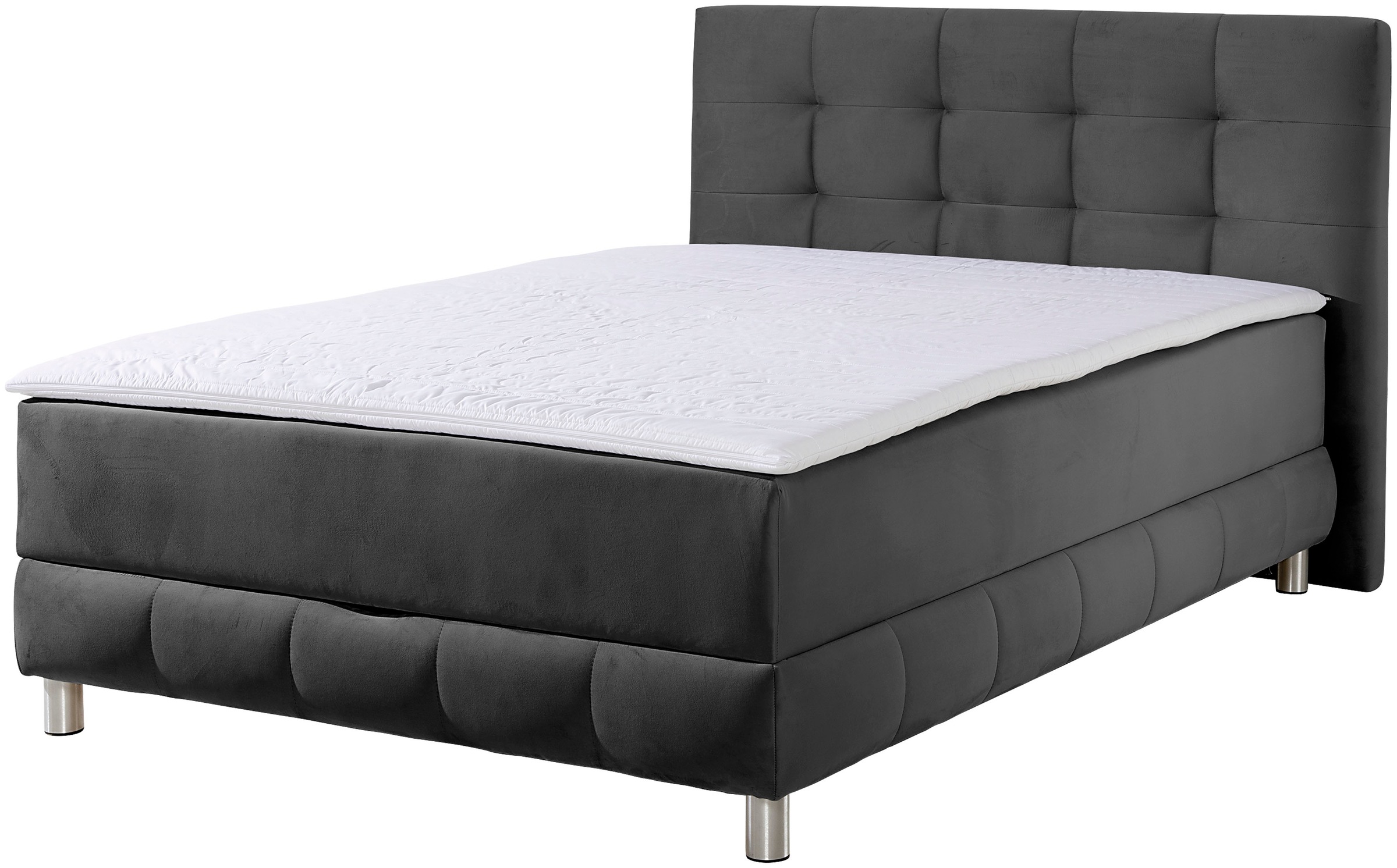 INOSIGN Boxbett Vaasa, mit Bettkasten & Topper, in 4 Breiten, Überlänge 220 cm