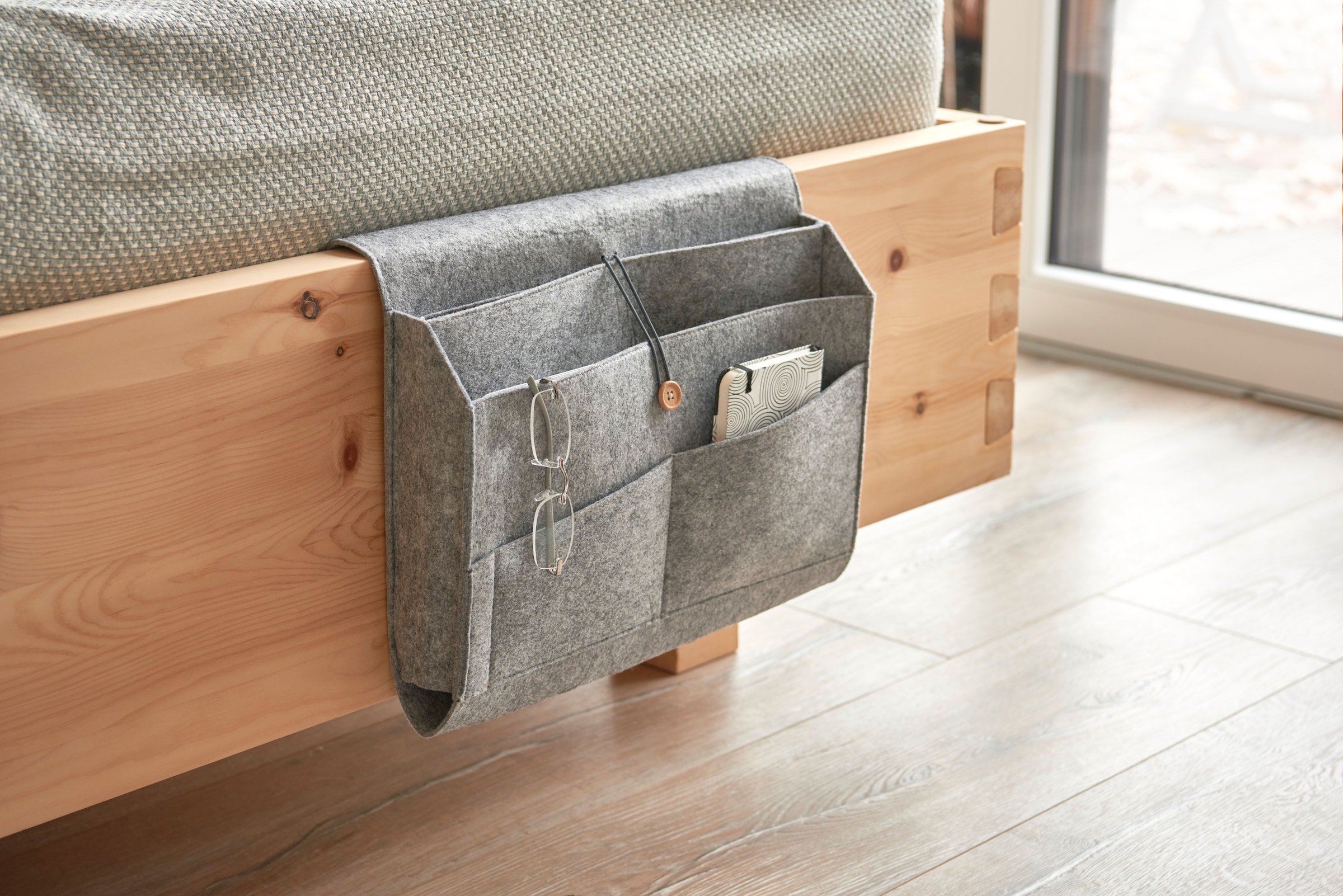 Zeller Present Aufbewahrungstasche »Couch-Organizer, Filz, grau«, (1 tlg.)