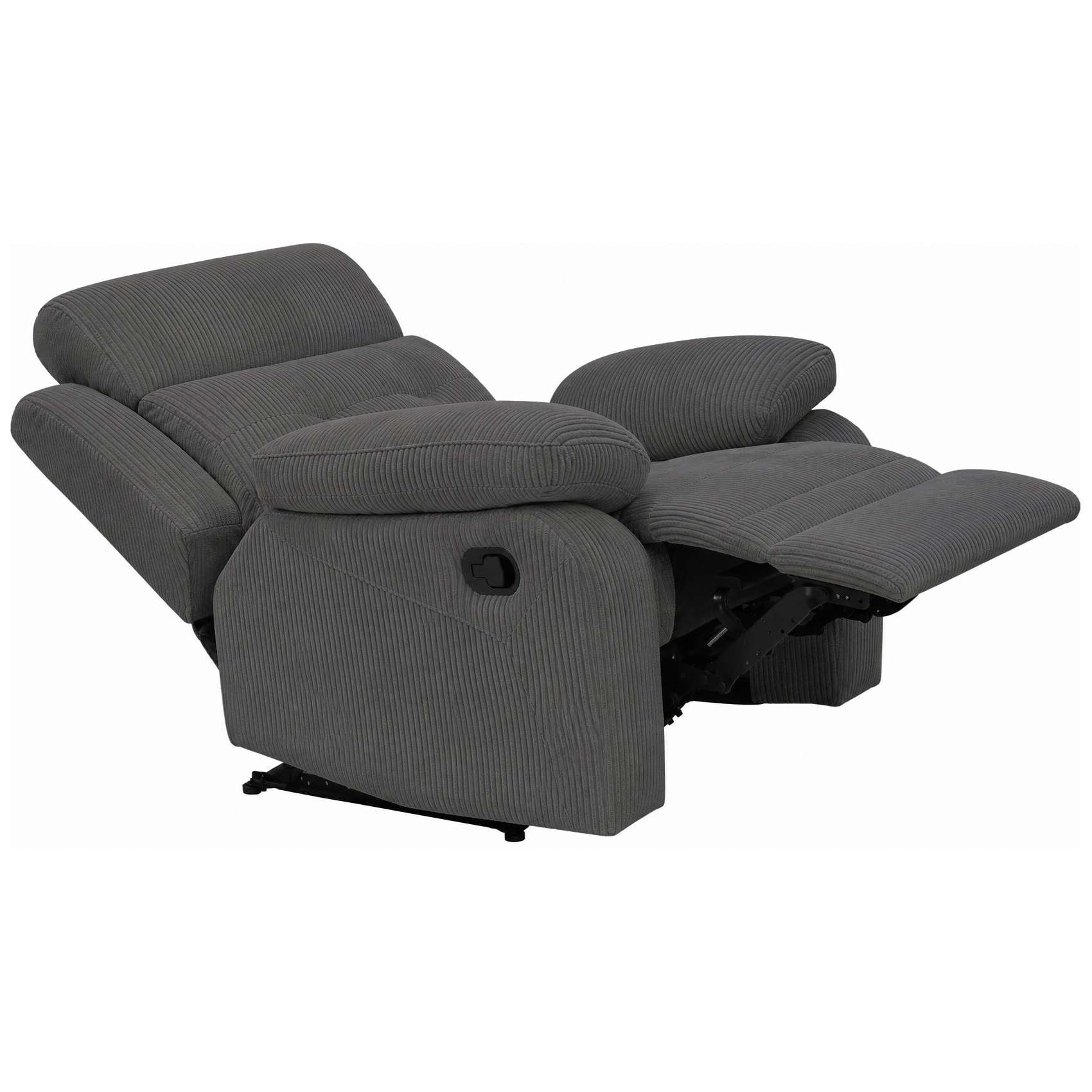OTTO home Relaxsessel »Lannilis mit Liegefunktion, Fernsehsessel« mit manueller und elektrischer Relaxfunktion, anthrazit