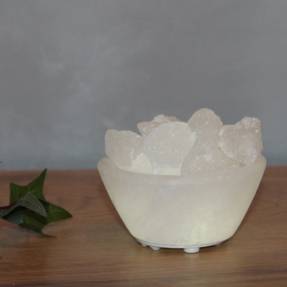 HIMALAYA SALT DREAMS Salzkristall-Tischlampe »Petite«, Leuchtmittel LED-Modul | LED wechselbar, Handgefertigt aus Salzkristall - jeder Stein ein Unikat, H: ca.15 cm