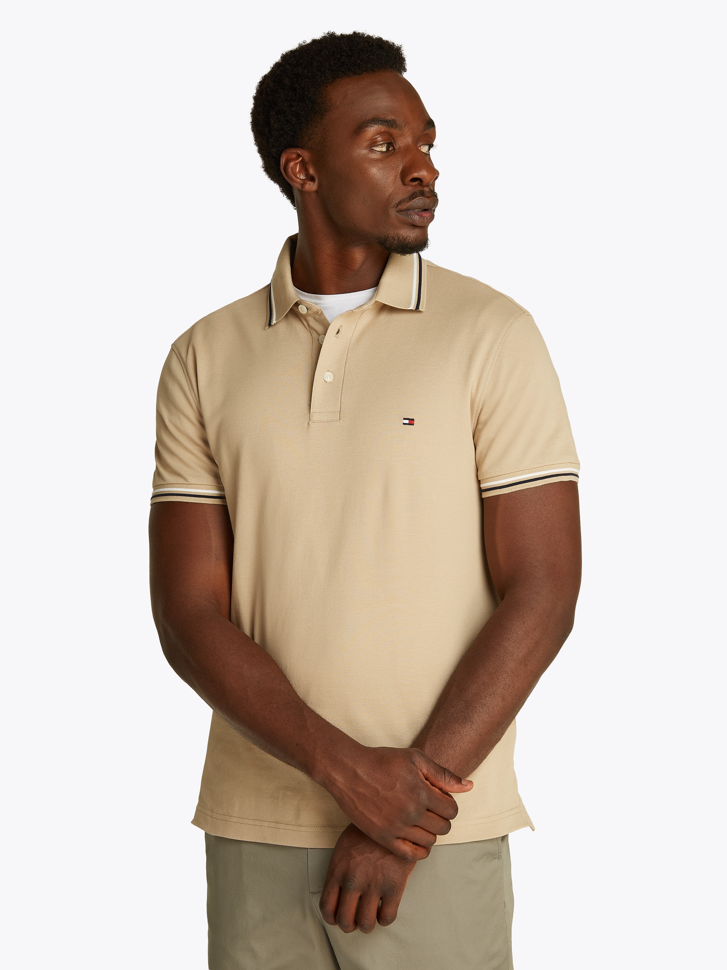 Tommy Hilfiger Poloshirt »TOMMY TIPPED SLIM POLO«