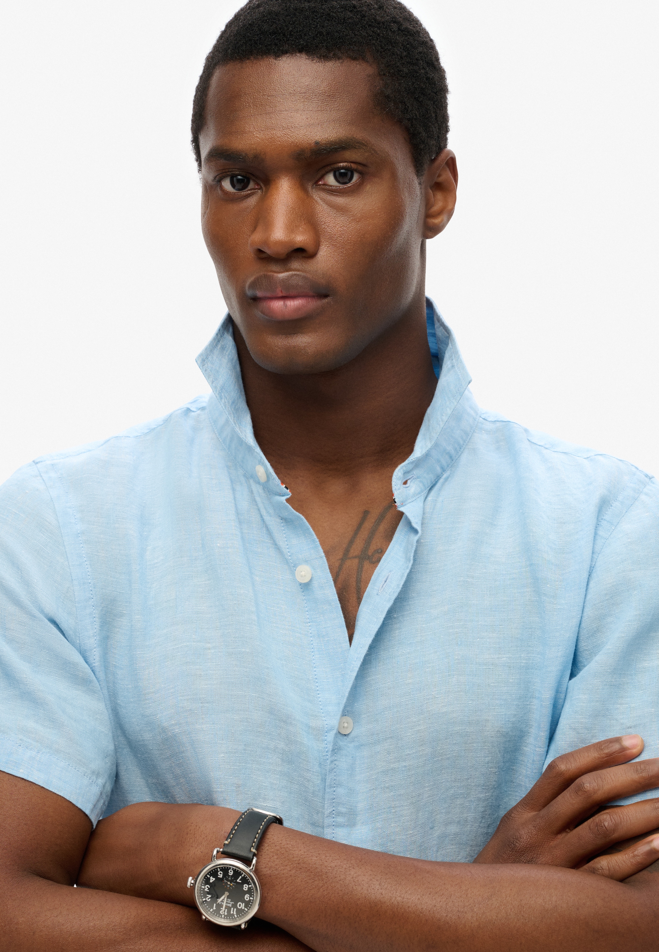 Superdry Kurzarmhemd »VACATION LINEN S/S SHIRT«