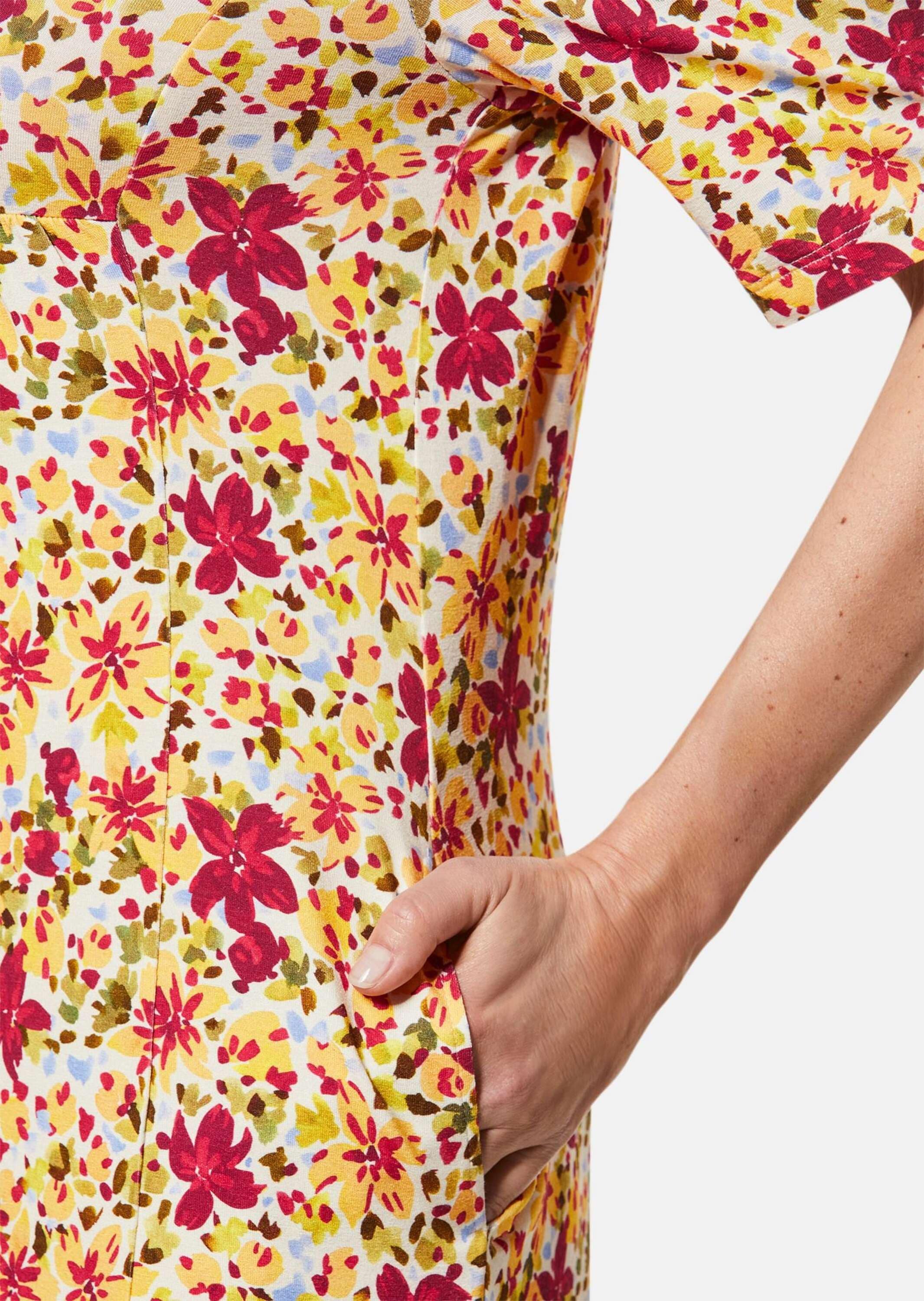 GOLDNER Druckkleid »Elastisches Jerseykleid mit modischem Druck«