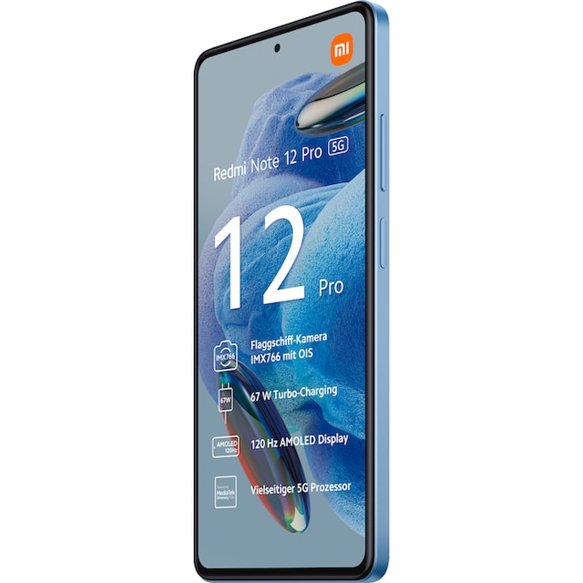 Xiaomi Smartphone »Redmi Note 12 Pro 5G 6GB+128GB«, Schwarz, 16,94 cm/6,67  Zoll, 128 GB Speicherplatz, 50 MP Kamera jetzt bestellen bei OTTO