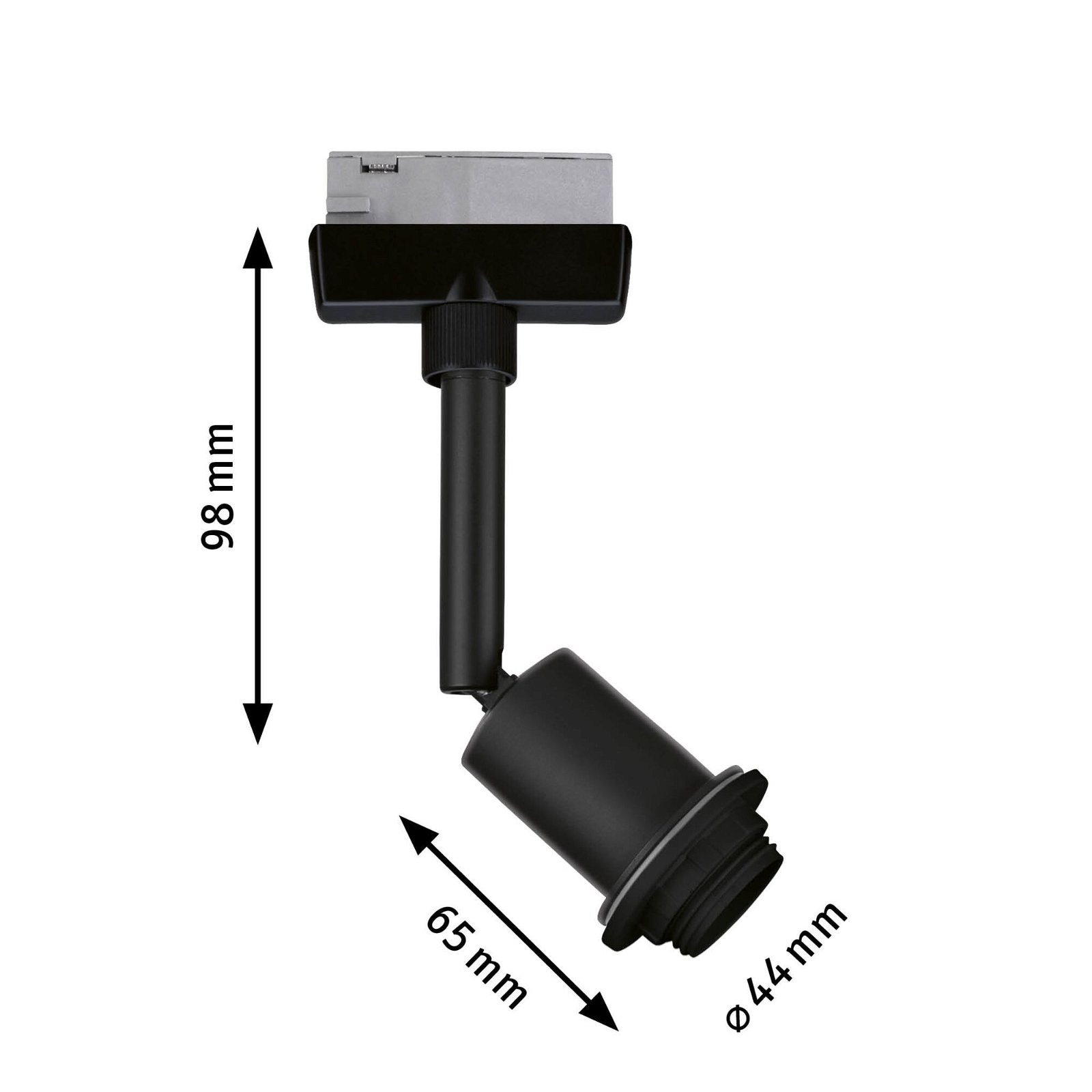 Paulmann Schienensystem-Leuchten »URail Schienenspot DecoSystems Basic E14 max. 20W 230V«, Einzelspot, dimmbar