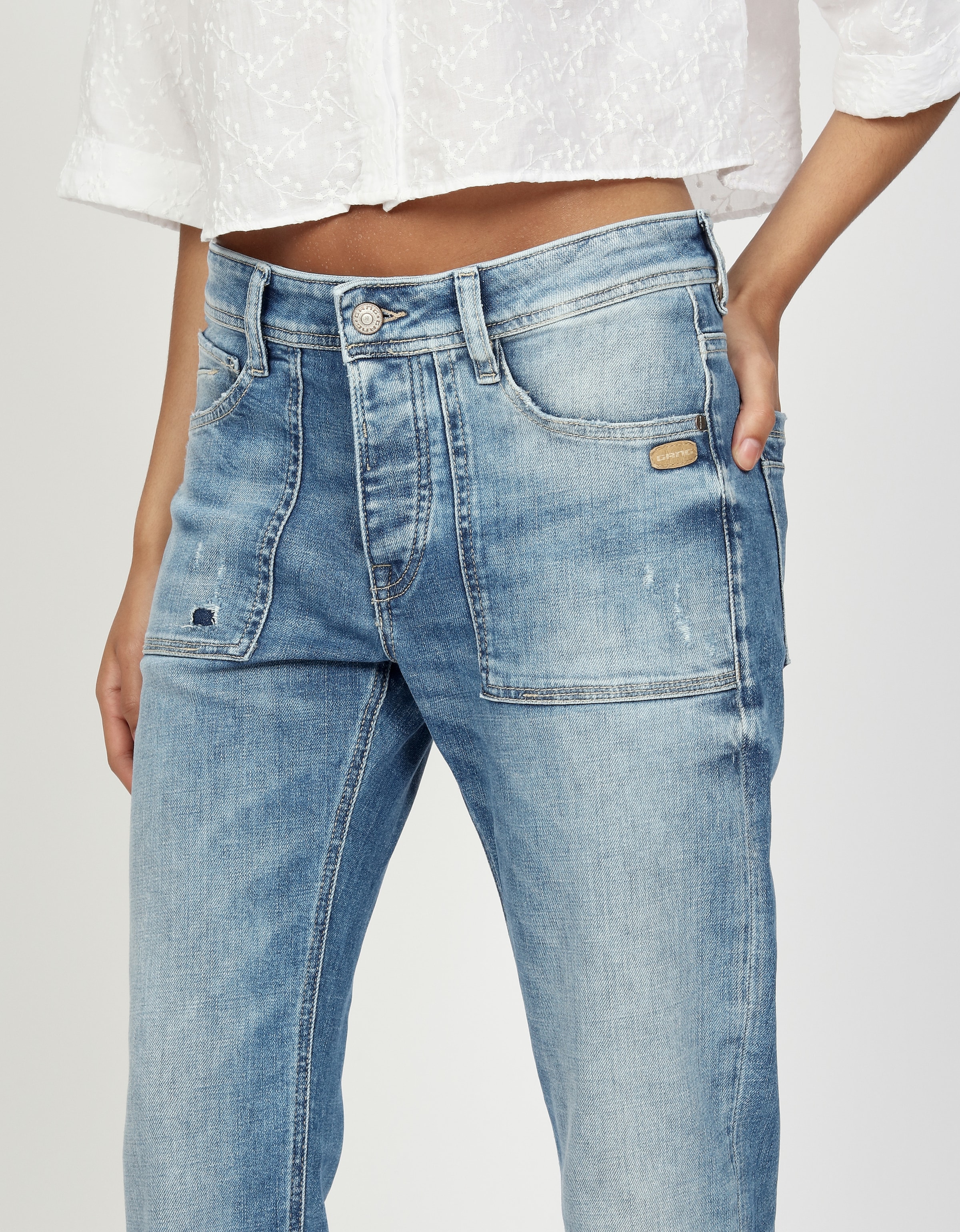 GANG Boyfriend-Jeans »94NICA WORKER«