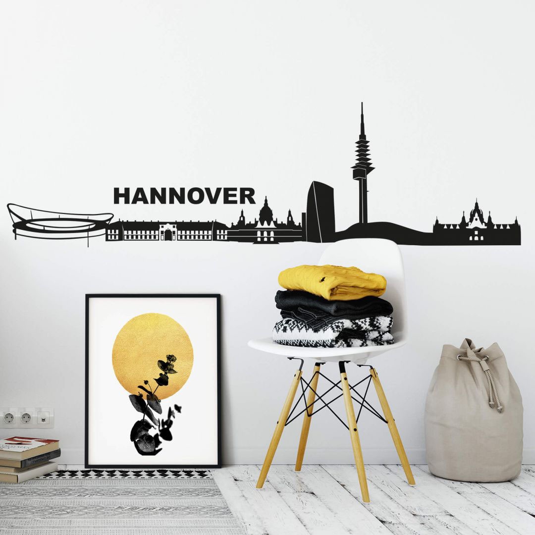Hannover (1 St.) Wall-Art 120cm«, Wandtattoo Stadt Skyline »XXL OTTO bei
