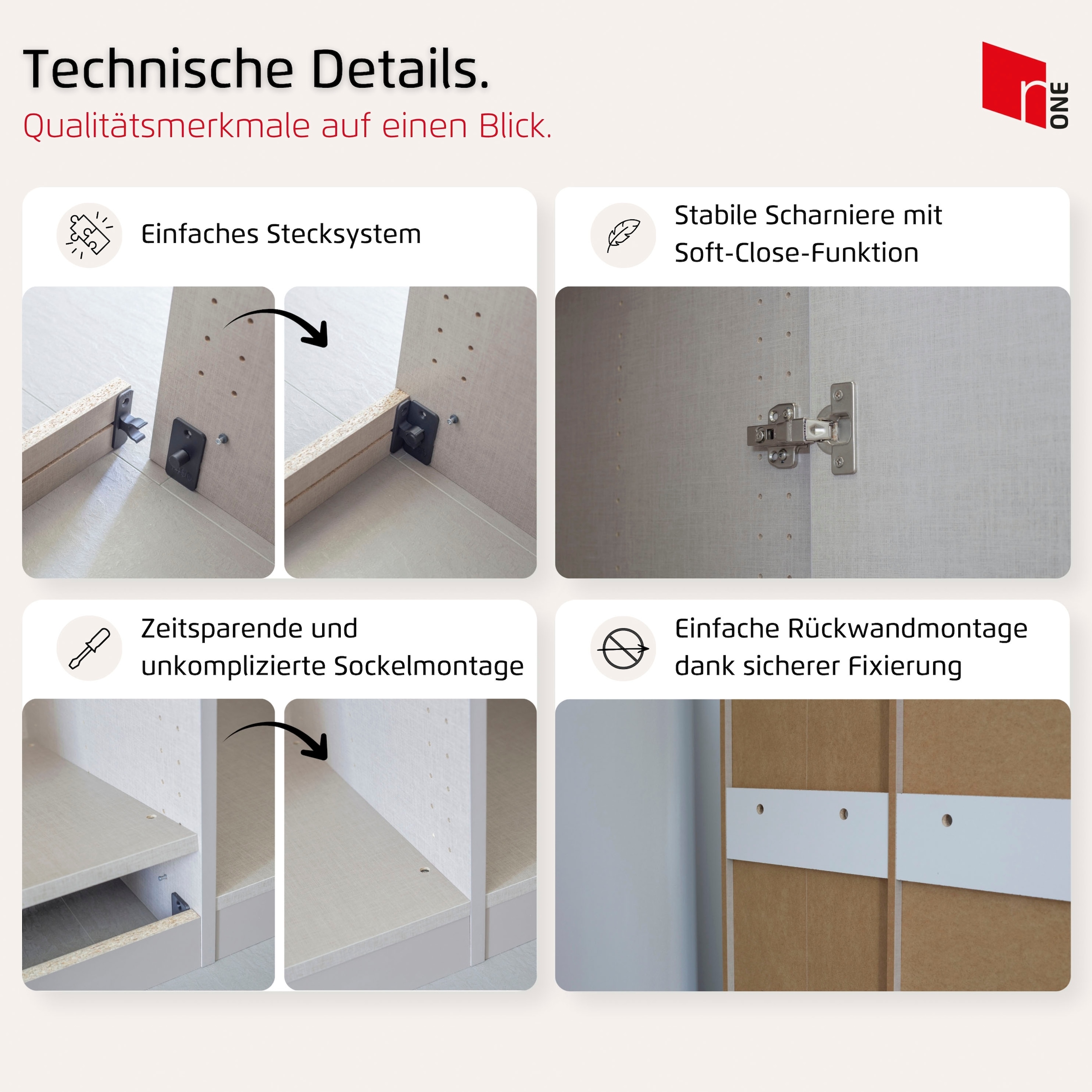 rauch Kleiderschrank »Schrank Möbel Schlafzimmer Garderobe Kinderzimmer WELTNEUHEIT ELVIK« PATENTIERTES SCHNELLMONTAGESYSTEM mit Push-to-open MADE IN GERMANY