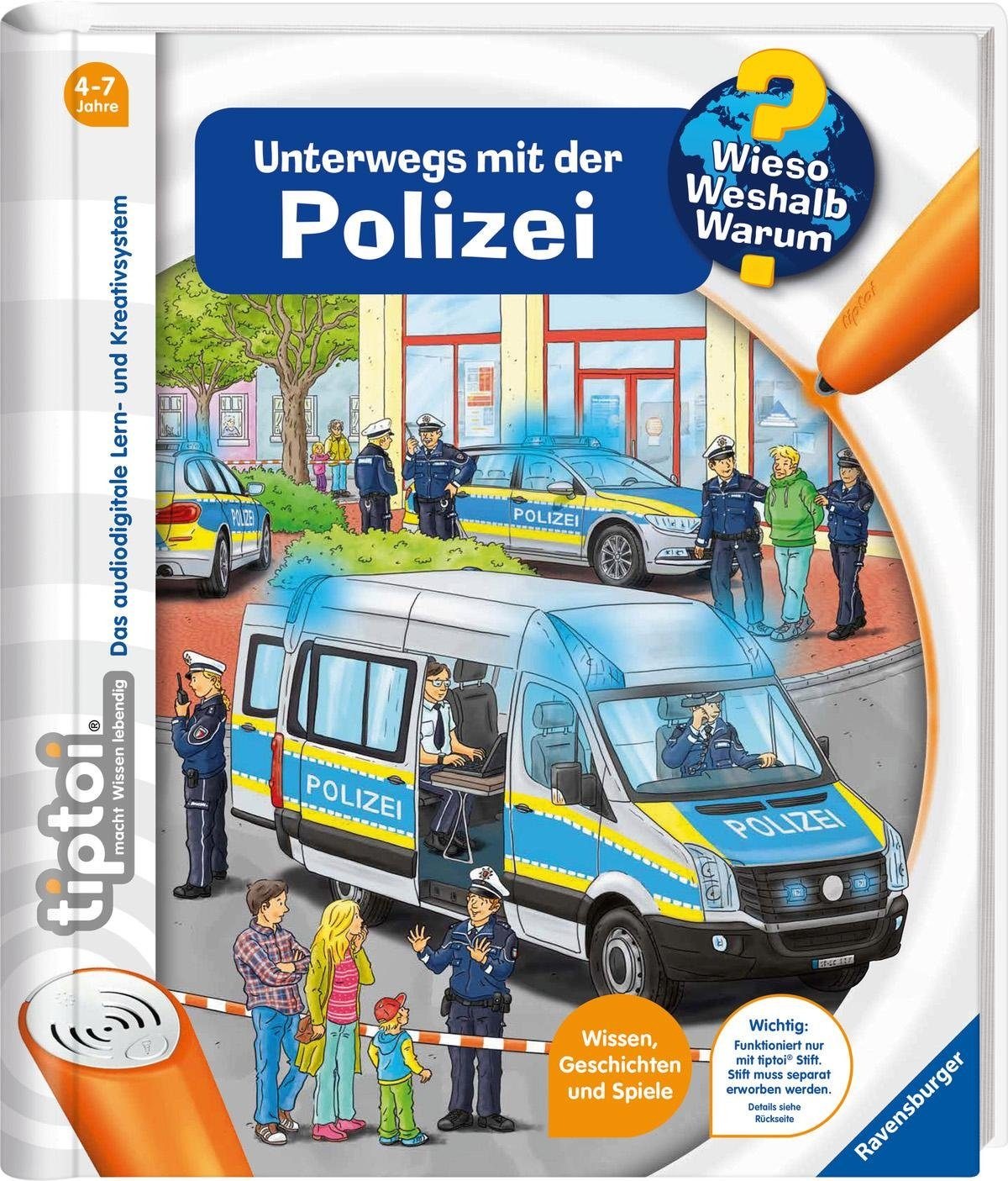 Buch »tiptoi® WWW - Unterwegs mit der Polizei«, Made in Europe; FSC® - schützt Wald -...