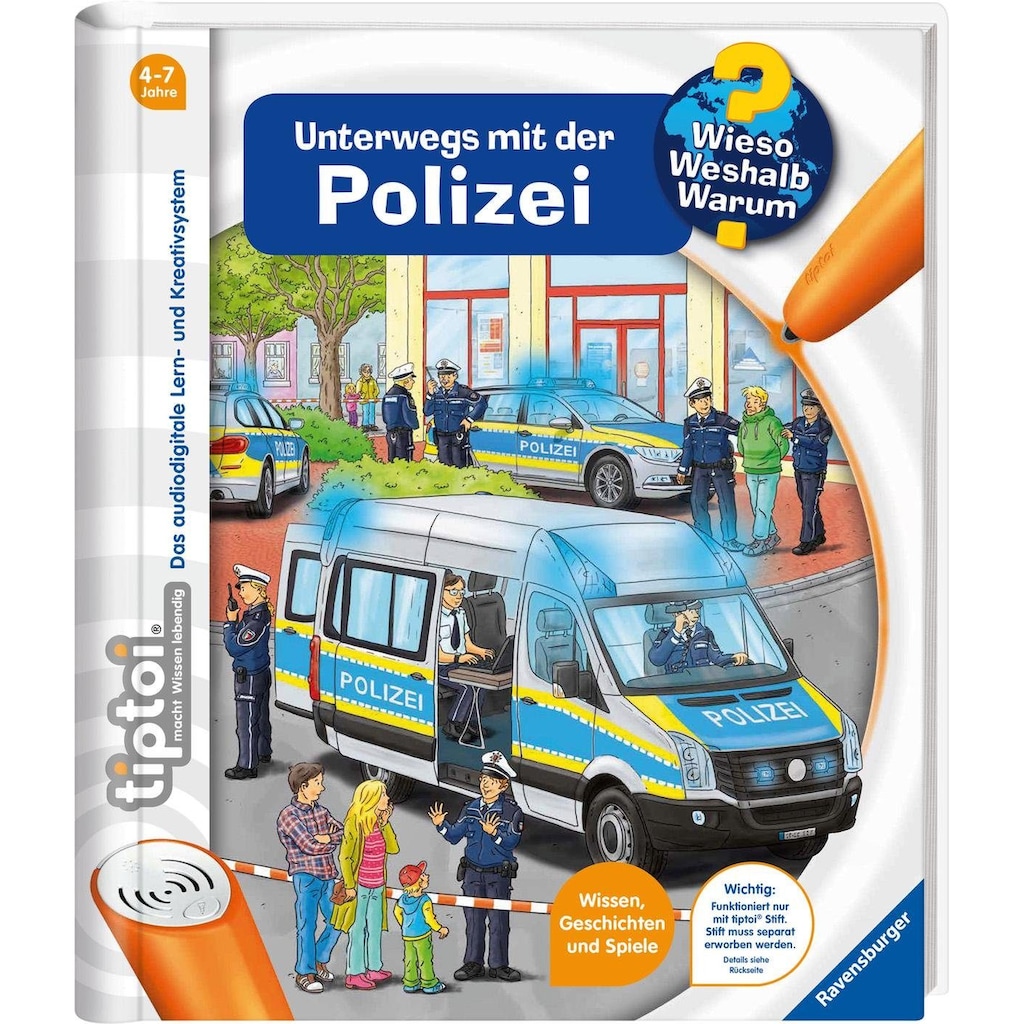 Ravensburger Buch »tiptoi® WWW - Unterwegs mit der Polizei«