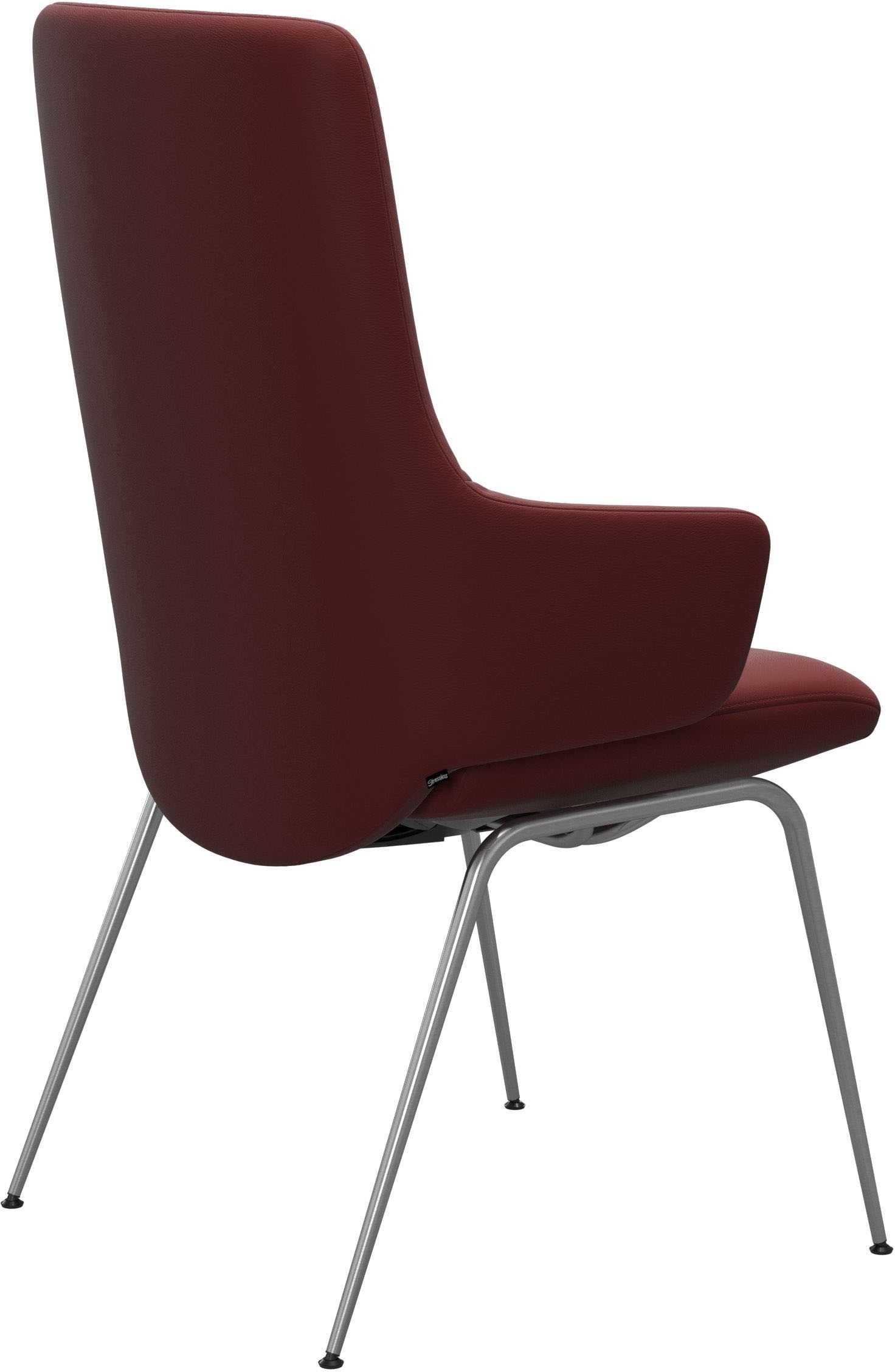 Stressless® Polsterstuhl »Laurel«, Leder PALOMA, High Back mit Armlehne, Größe L, mit Beinen aus Stahl in Chrom