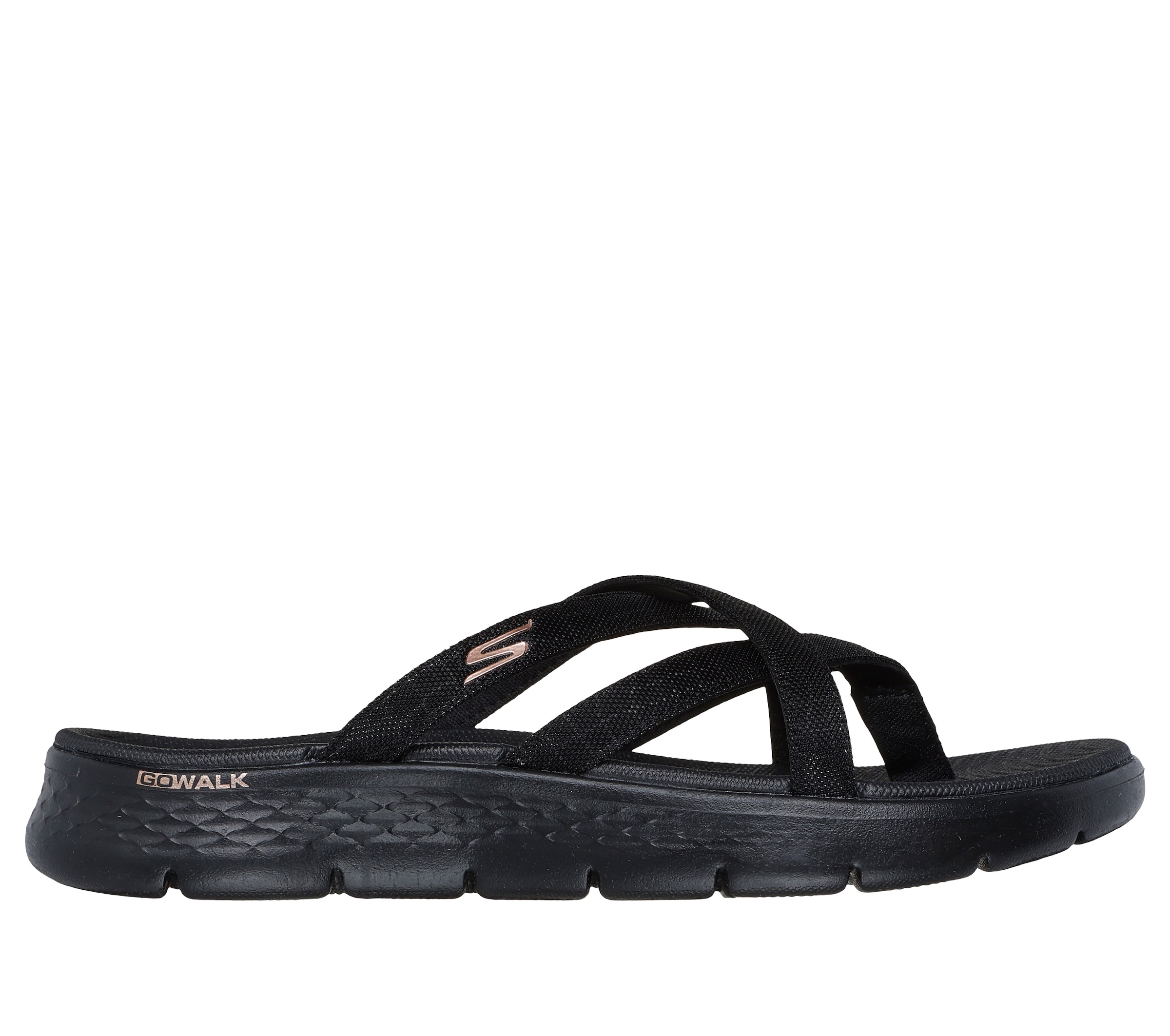 Skechers Zehentrenner »GO WALK FLEX SANDAL-SSSELENA«  Sommerschuh, Strandschuh, Sandale, Badeschuh mit Komfortfußbett
