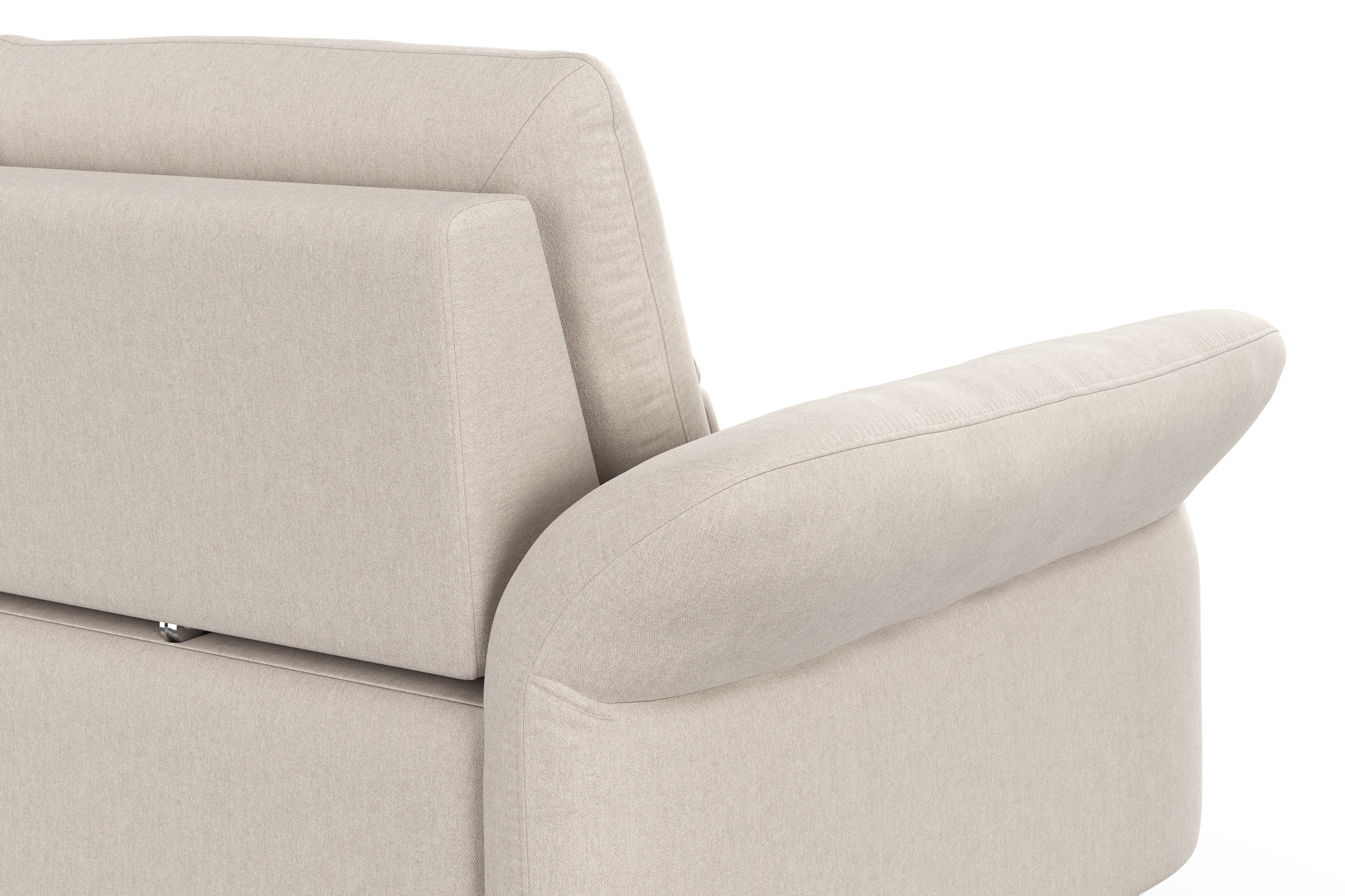 INOSIGN Ecksofa »Palm Beach L-Form«, Federkern, mit Sitztiefenverstellung, wahlweise mit Bettfunktion