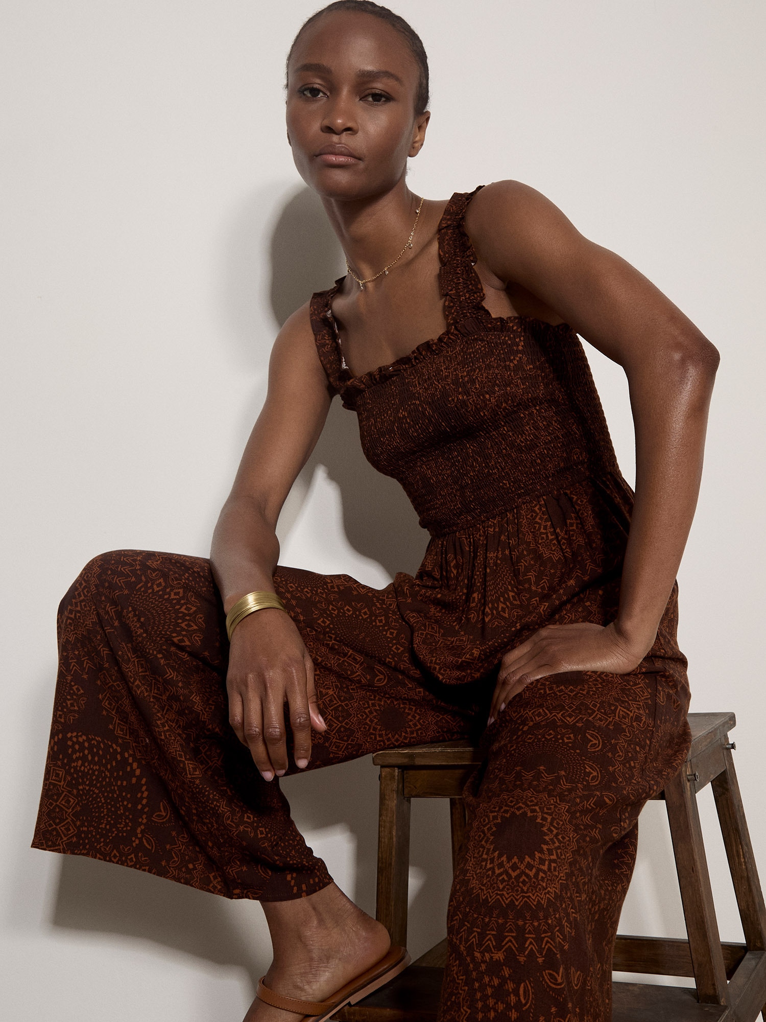 Apricot Jumpsuit »Jumpsuit« mit Smokdetails