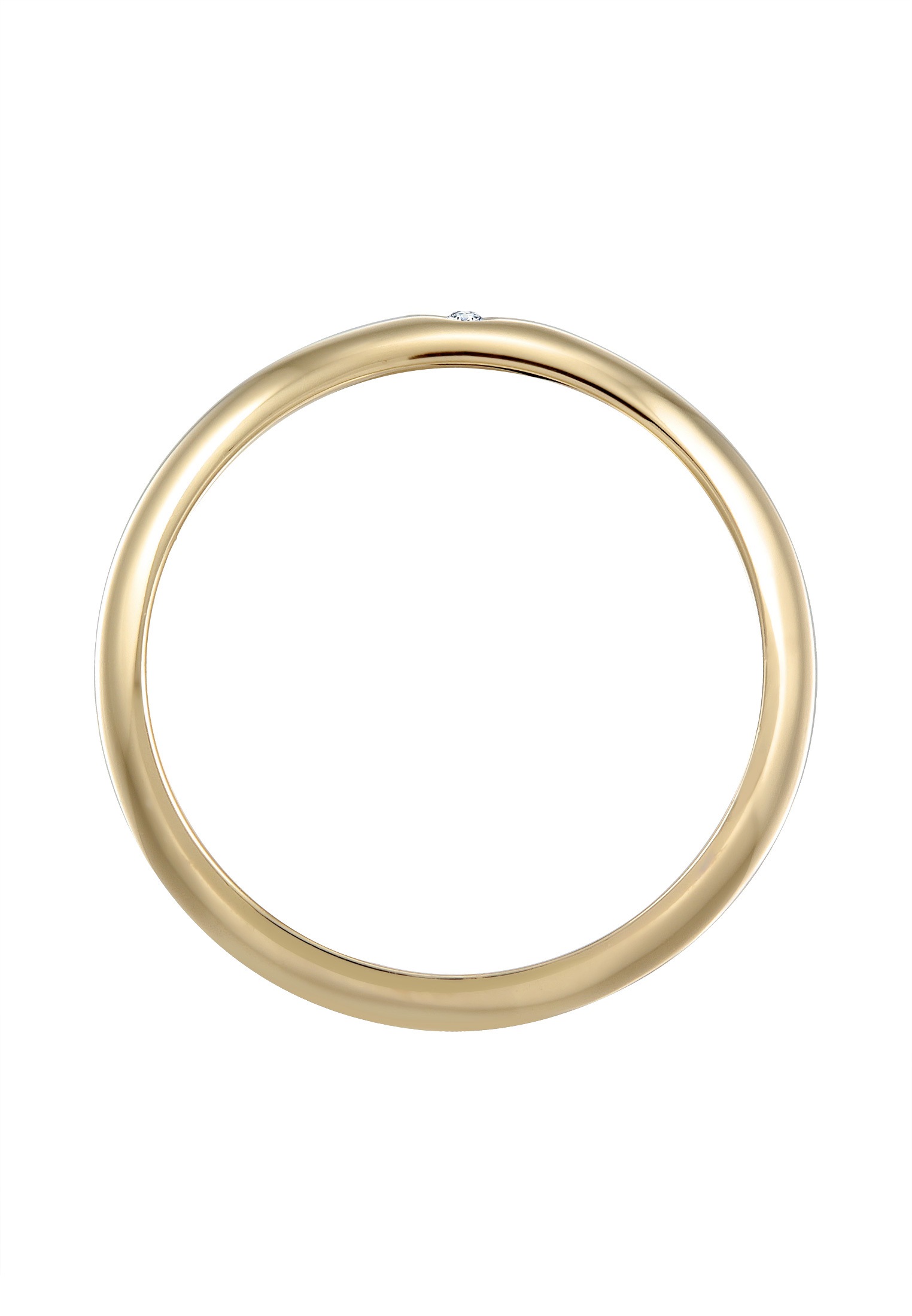 Elli DIAMONDS Verlobungsring »Ring Verlobungsring Ehering Diamant Weiß Brillantschliff (0.03 ct) 375 Gelbgold«