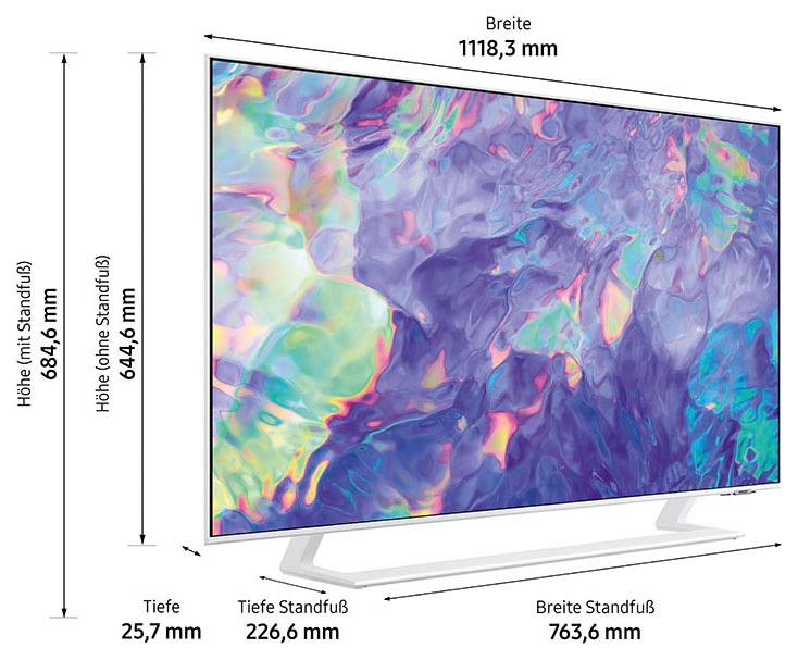 Samsung LED-Fernseher »GU50CU8589U«, Smart-TV, Dynamic Crystal Color, AirSlim Design, Crystal Prozessor 4K