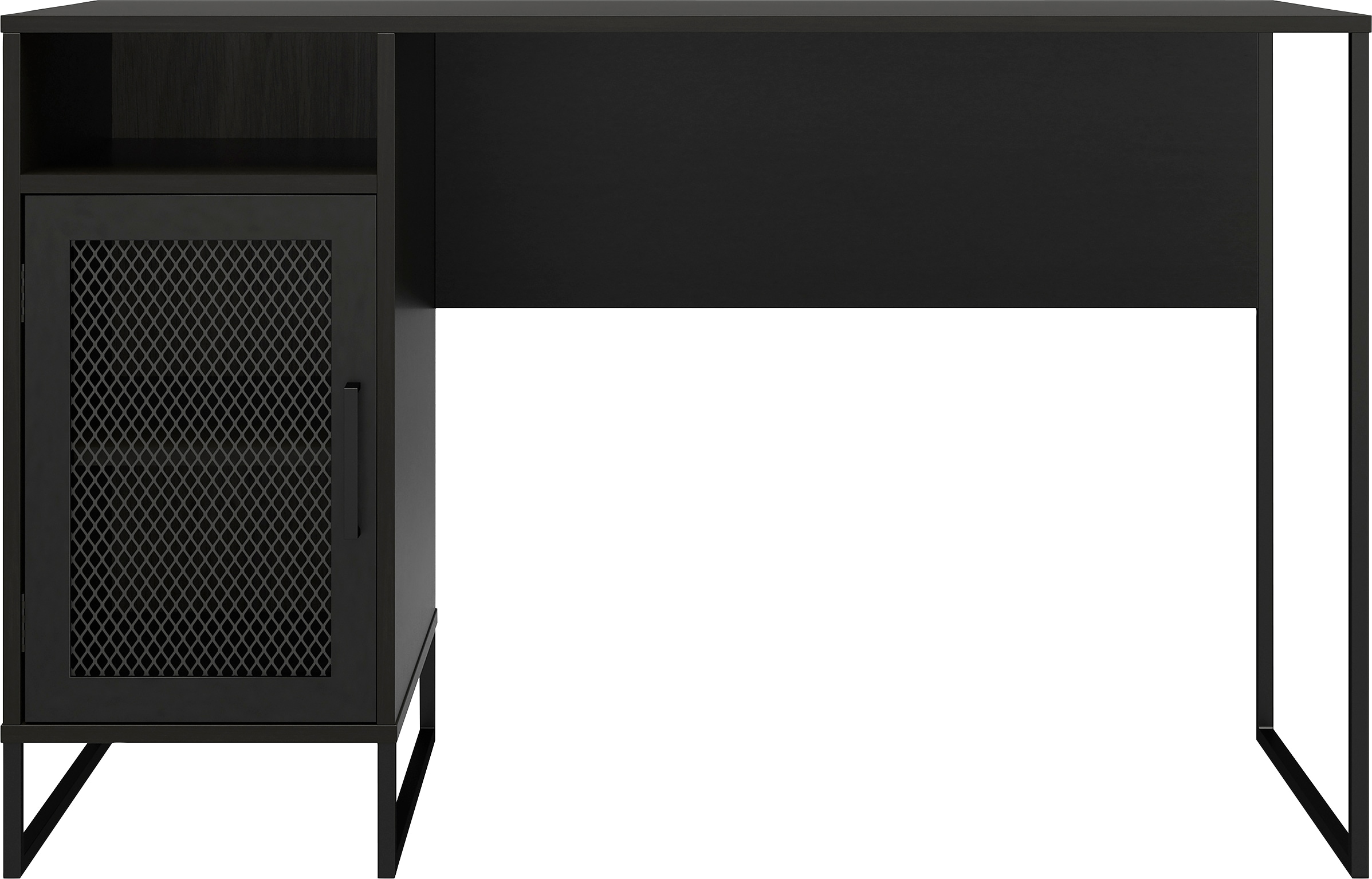 Dorel Home Schreibtisch »Purdue«, (1 St.), Tür mit Magnetverschluß, Gestell aus Metall, Höhe 76,5 cm