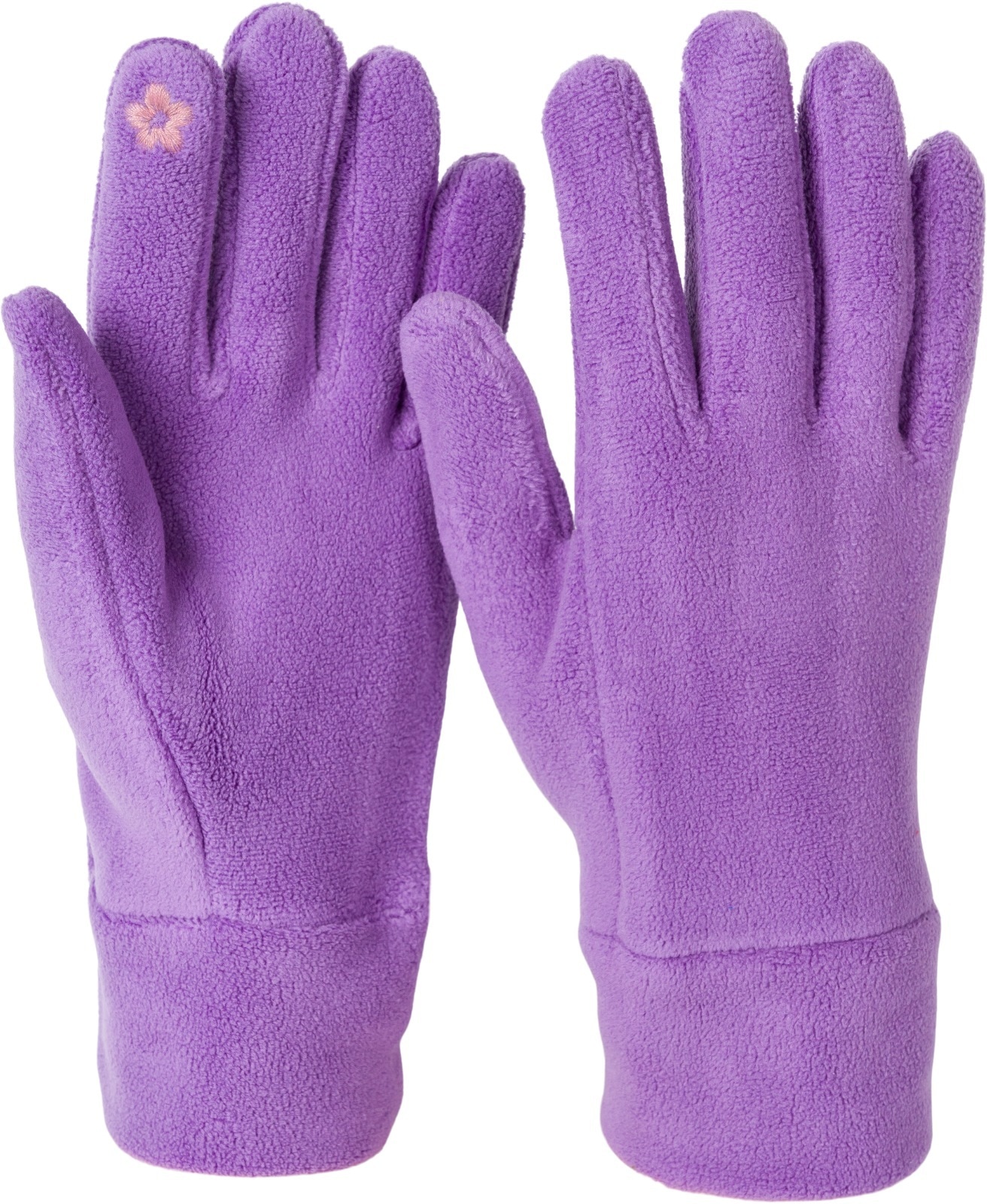 styleBREAKER Fleecehandschuhe »Einfarbige Touchscreen Fleece Handschuhe« 1 Stk.