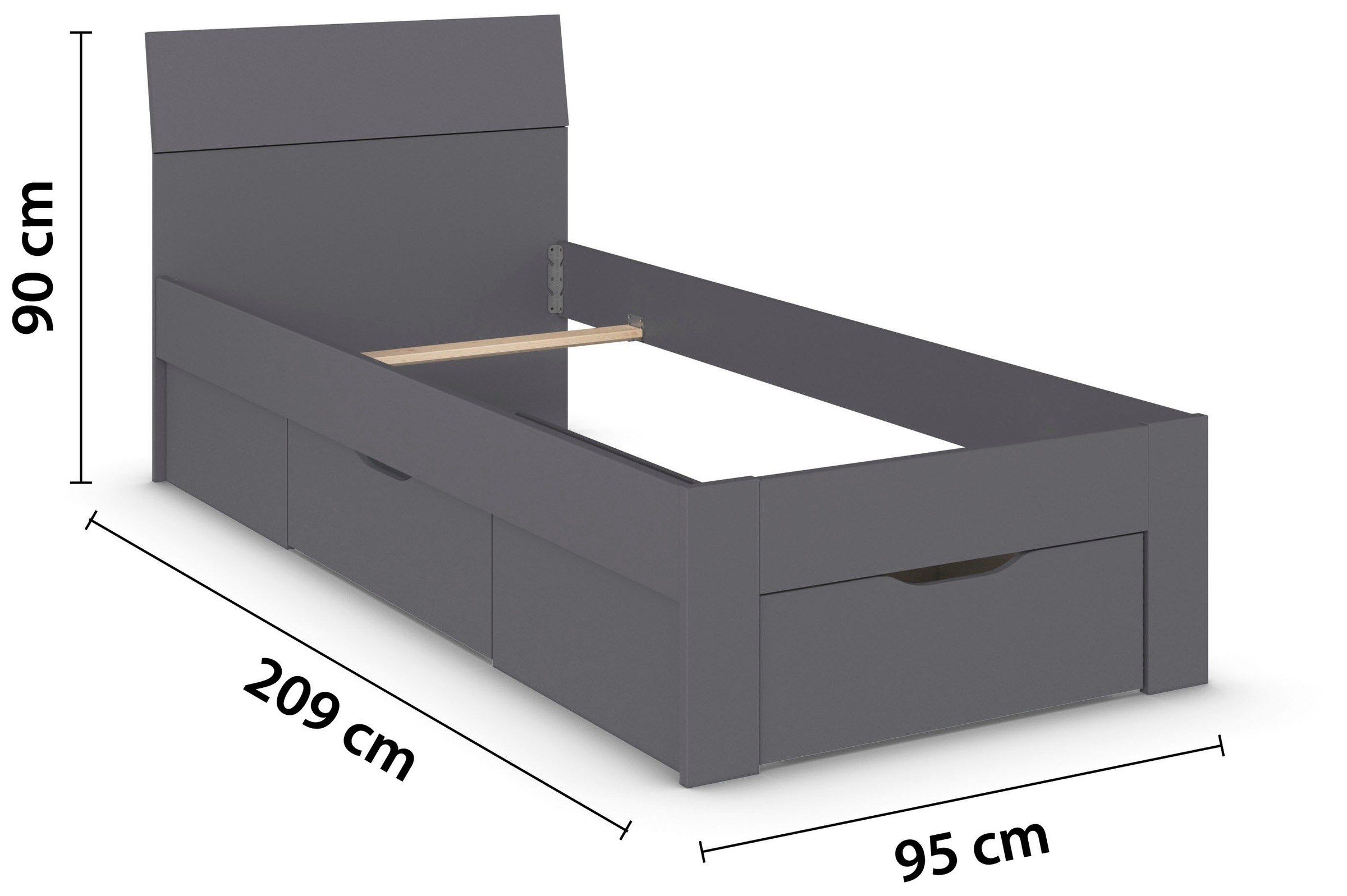 rauch Bett »Einzelbett Doppelbett Stauraum FLEXX Breiten 90/140/180 cm« Einzelbett Doppelbett Stauraum FLEXX Breiten 90/140/180 cm