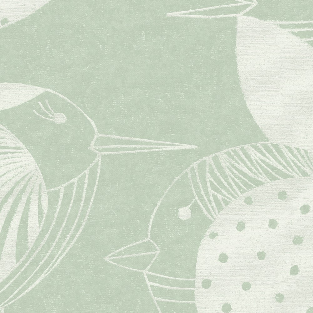 Komar Fototapete »Vlies Fototapete - Naive Birds - Größe 200 x 250 cm« Motiv | bedruckt glatt