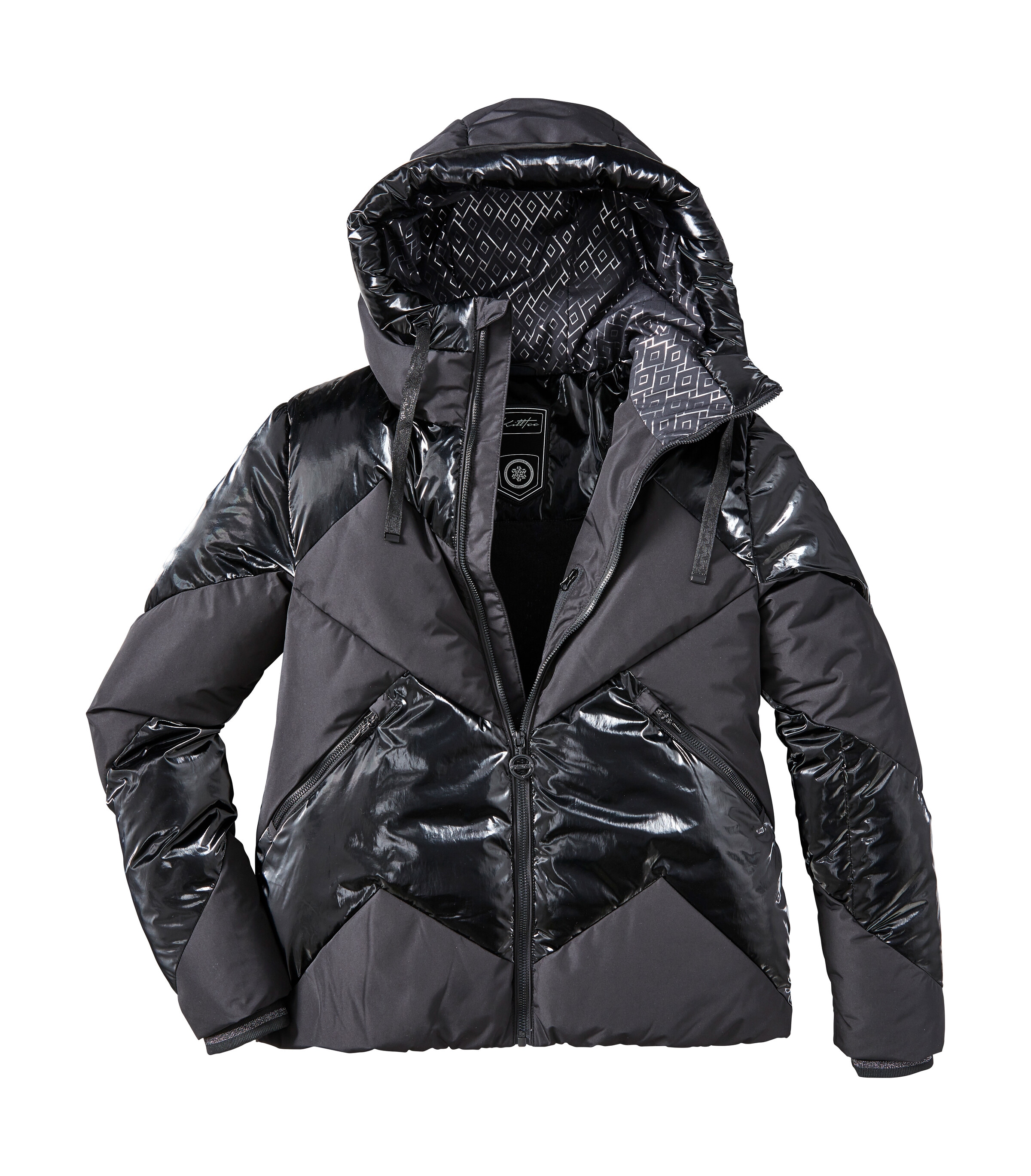 Killtec Skijacke »KSW 100 WMN SKI QLTD JCKT«, Winddichte, wasserabweisende Damenjacke mit abnehmbarem Schneefang