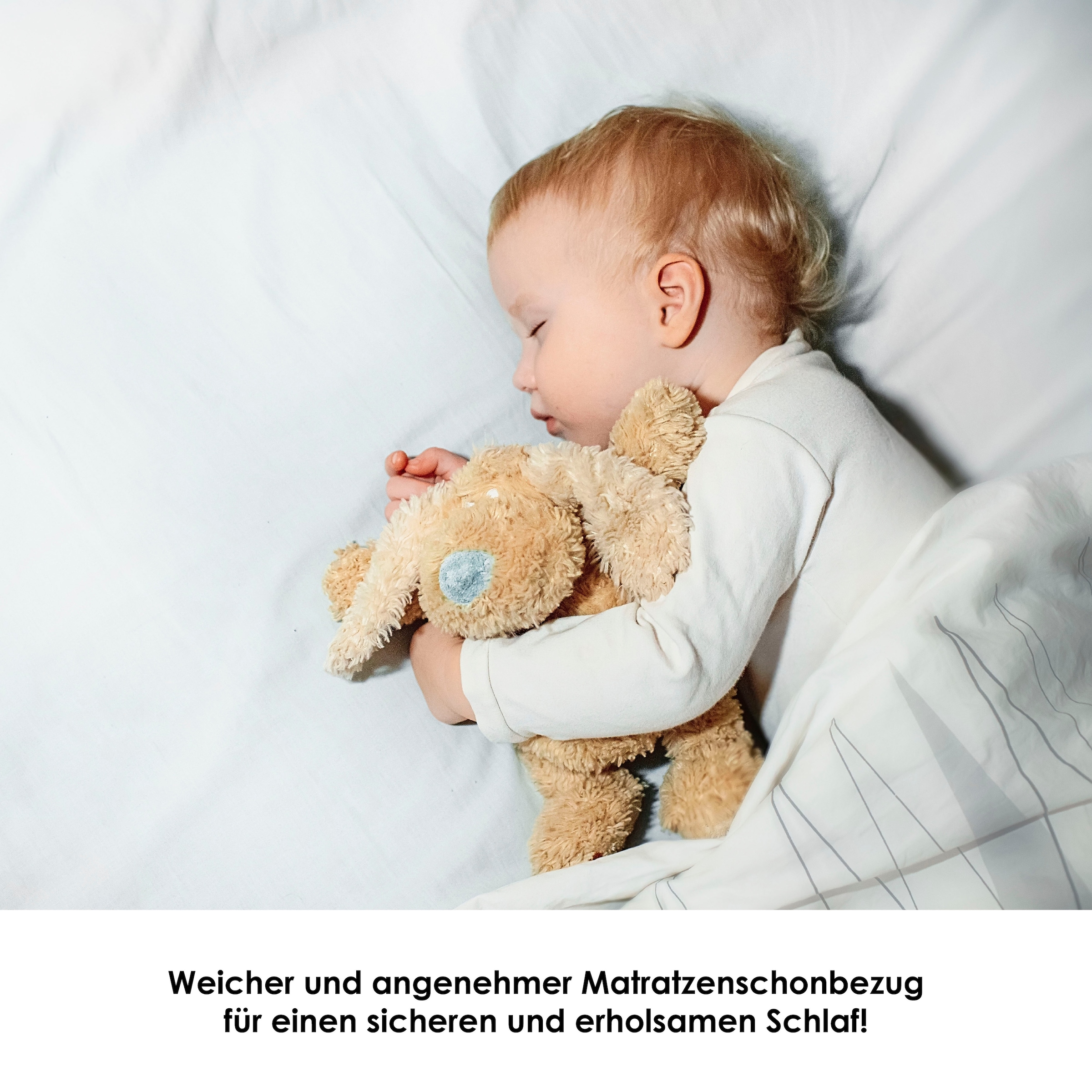SETEX Matratzenauflage »Auflage, Allergiker geeignet (Hausstauballergiker)«, Molton-Köper, in 90x200 cm, Feuchtigkeitsabsorbierend