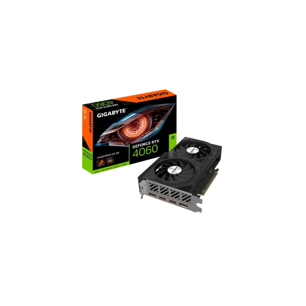 Gigabyte Grafikkarte »GeForce RTX 4060 WINDFORCE OC 8G«
