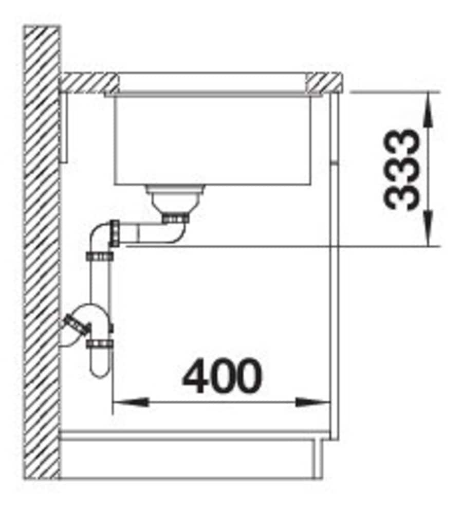 Blanco Granitspüle »ROTAN 400-U« 1 Stk. tlg. erhältlich in mehreren Farben