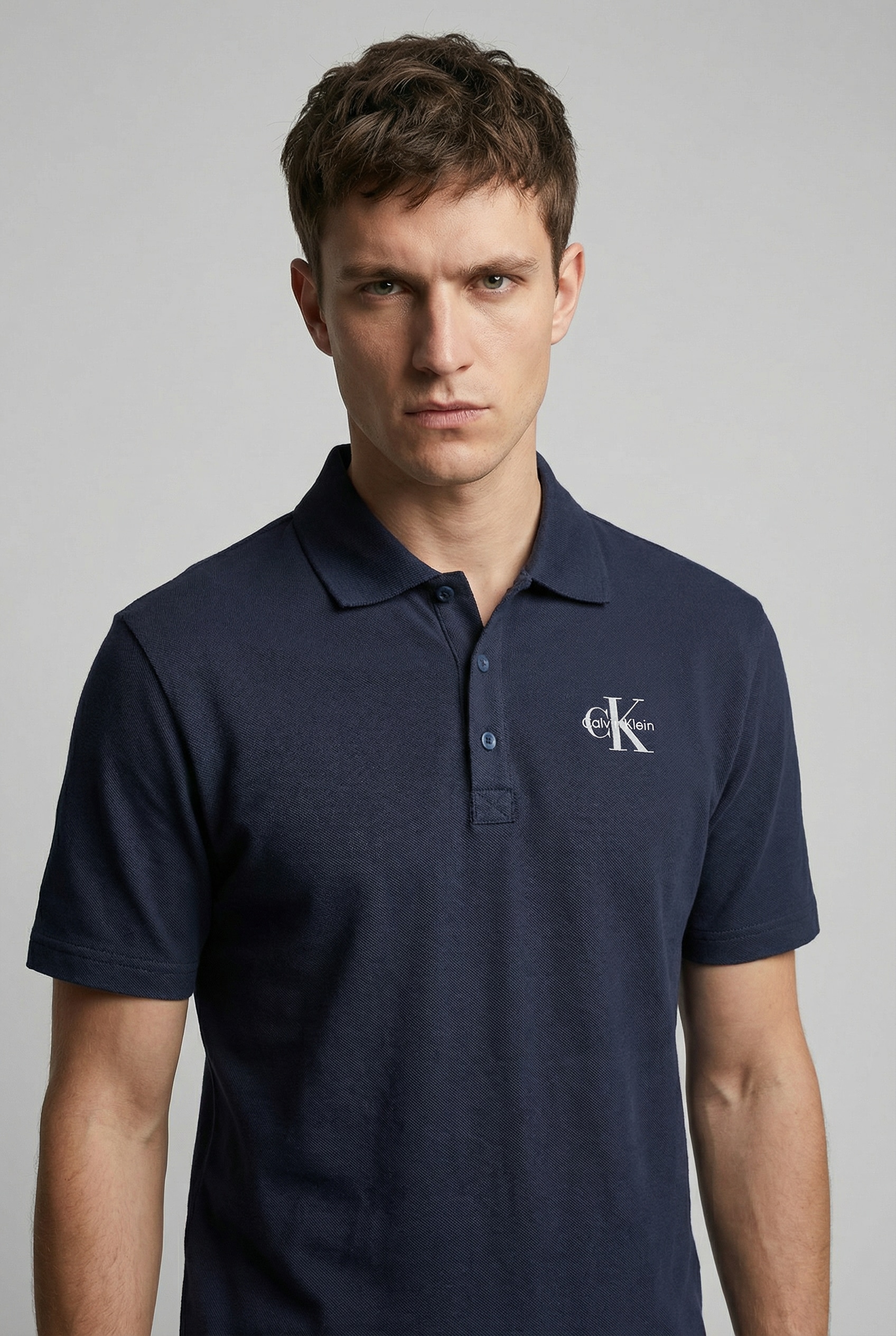 Calvin Klein Jeans Poloshirt »EASY MONOLOGO CASUAL PIQUE« Regular fit mit Polokragen