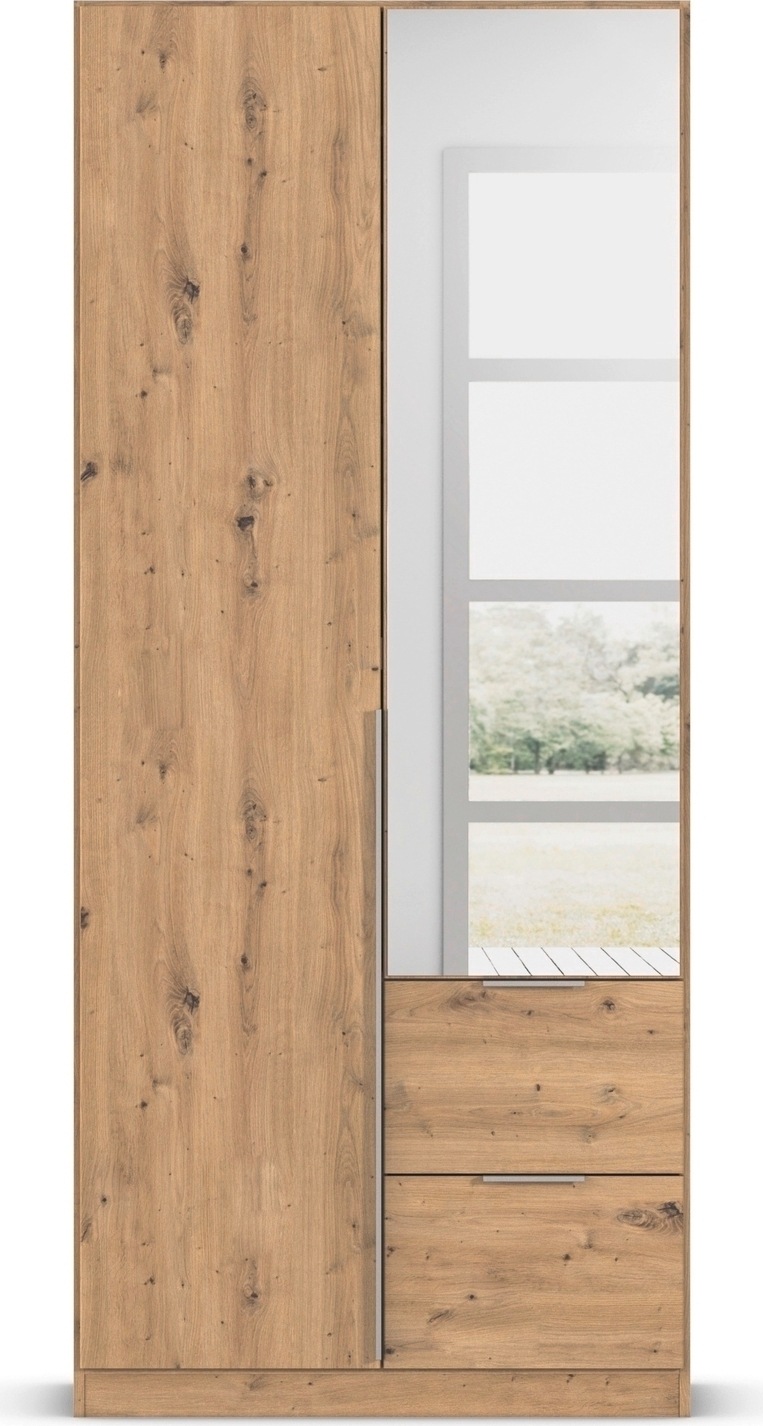 rauch Drehtürenschrank »Kleiderschrank Schrank Garderobe AGORDO mit Dekor- oder Hochglanzfront«, (in zwei Griff-Farben mit Dekor- oder Hochglanzfront), mit Außenschubkästen, in 6 Breiten und 2 Höhen MADE IN GERMANY