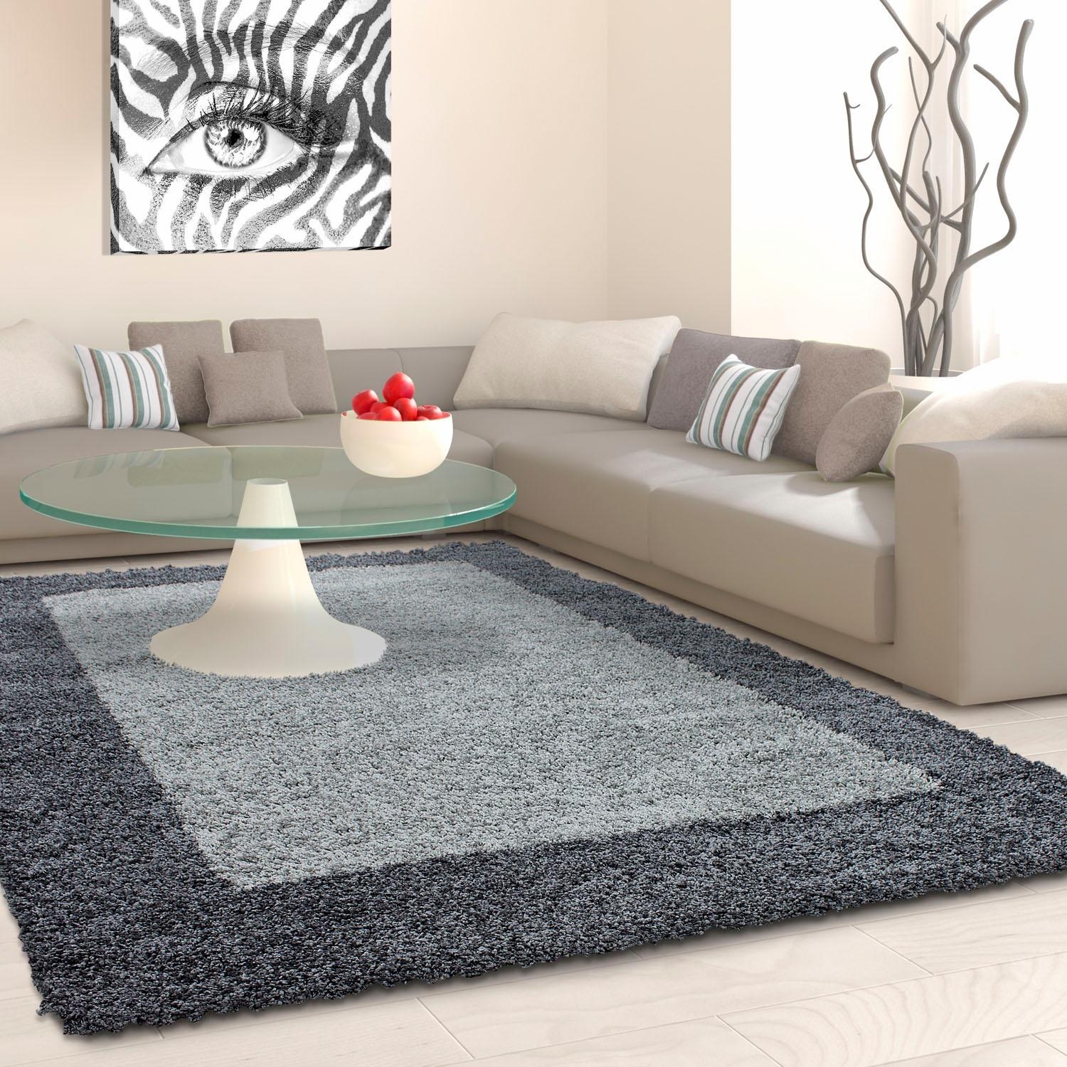 Ayyildiz Teppiche Hochflor-Teppich »Life Shaggy 1503«, rechteckig, 30 mm Höhe, als Läufer und in rund erhältlich, Shaggy, Langflor, Wohnzimmer