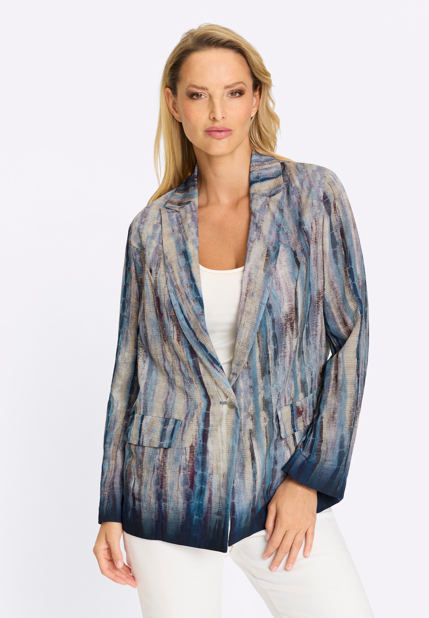 heine Blusenblazer »Blusenblazer Blusenblazer in Batik-Optik«