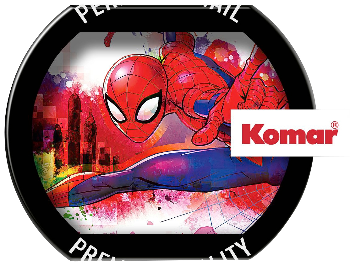 Komar Fototapete »Spider-Man Graffiti Art - Größe 368 x 127 cm«, bedruckt, Kinderzimmer
