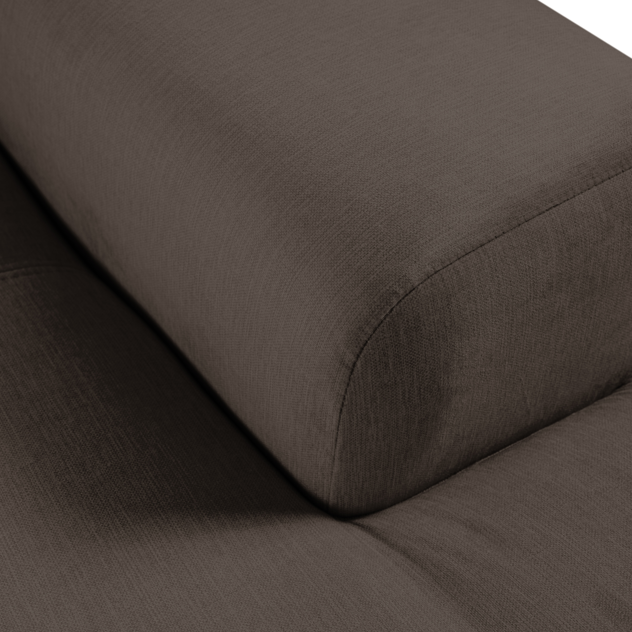 WERK2 Ecksofa »Zeus-L modern und zeitlos, Breite 253cm, bequemes Sofa«, Curvy Trend Ecksofa mit urbaner Optik