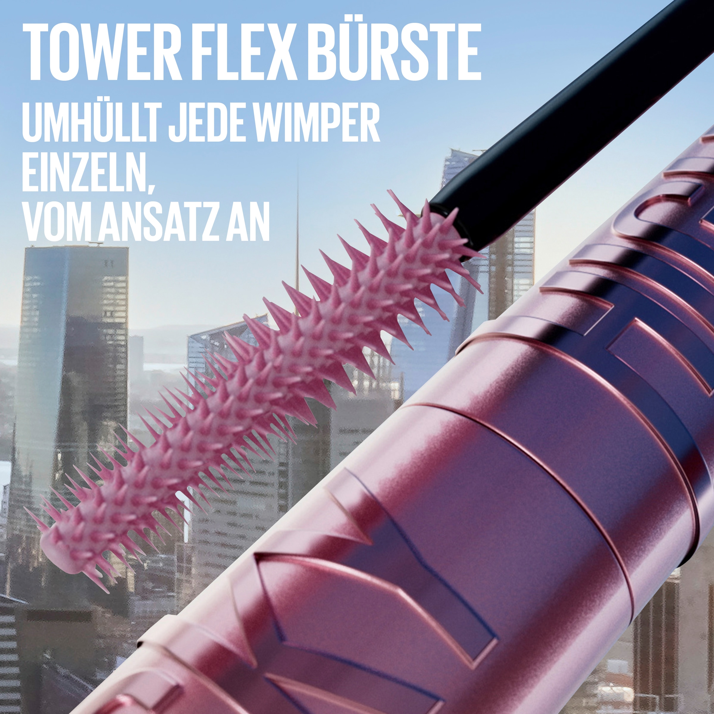 MAYBELLINE NEW YORK Mascara »LASH SENSATIONAL SKY HIGH WATERPROOF« schafft volles Volumen und extreme Länge