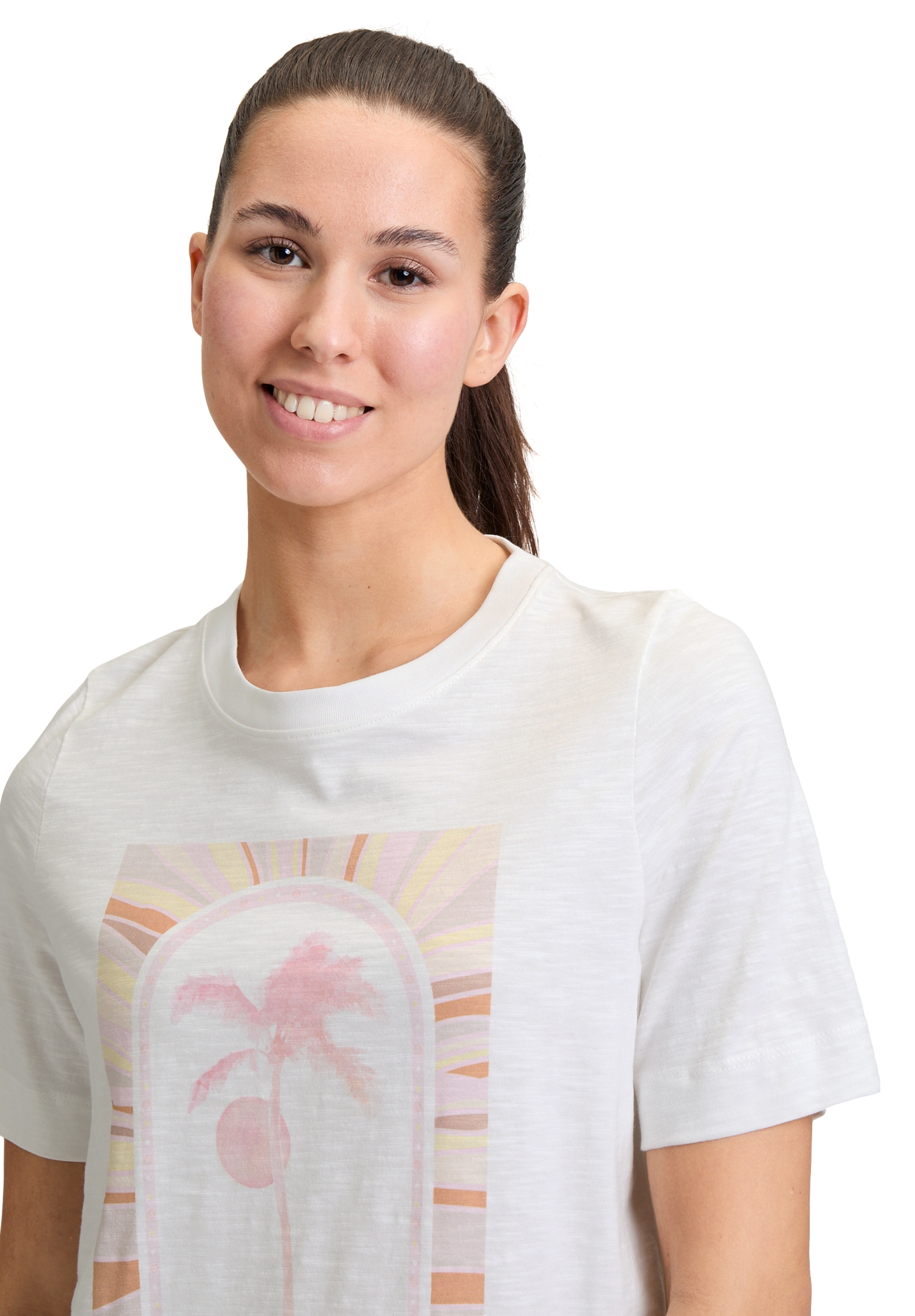 Cartoon Langarmshirt »Printshirt mit Rundhalsausschnitt«