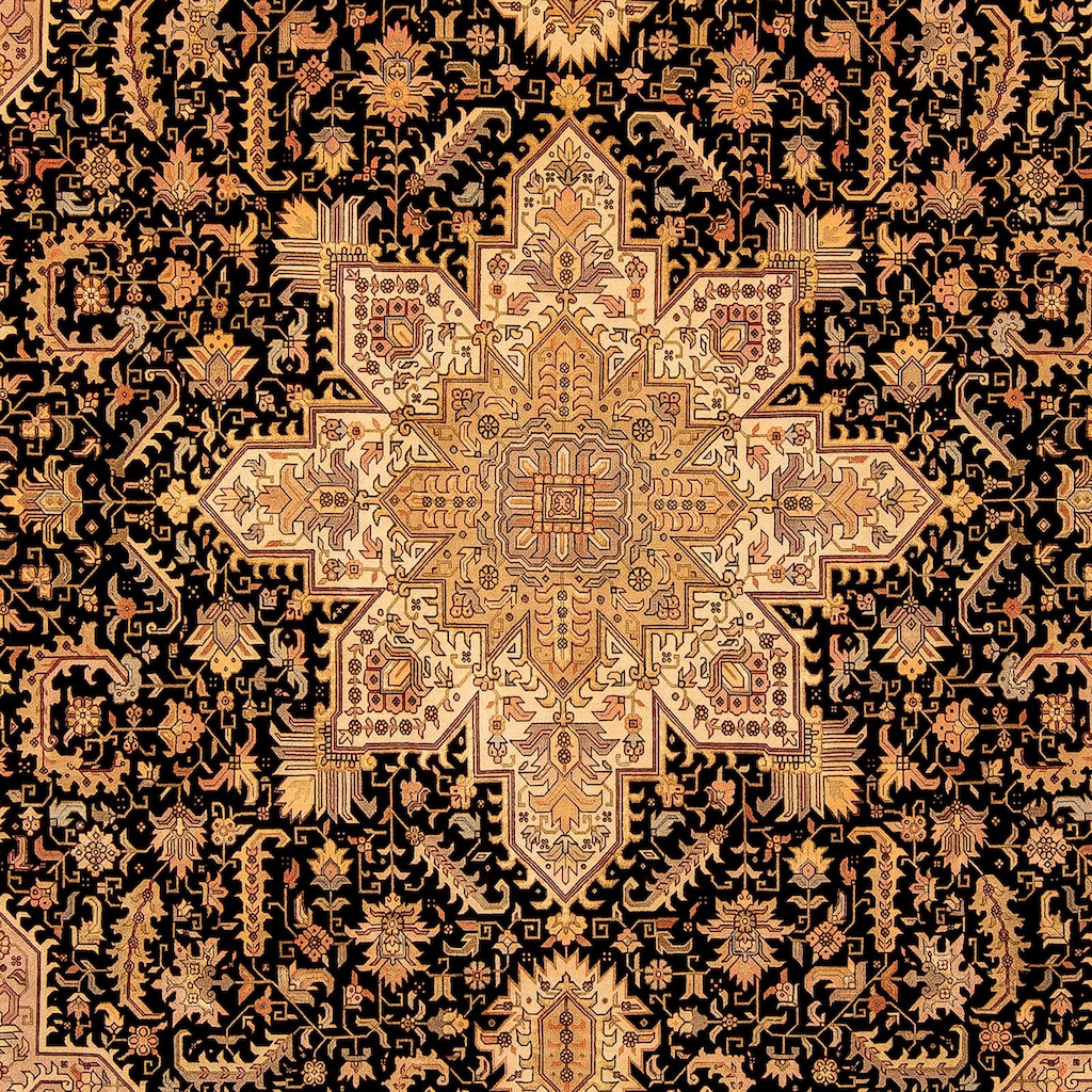 morgenland Orientteppich »Perser - Täbriz - Royal - 360 x 254 cm - hellbraun«, rechteckig