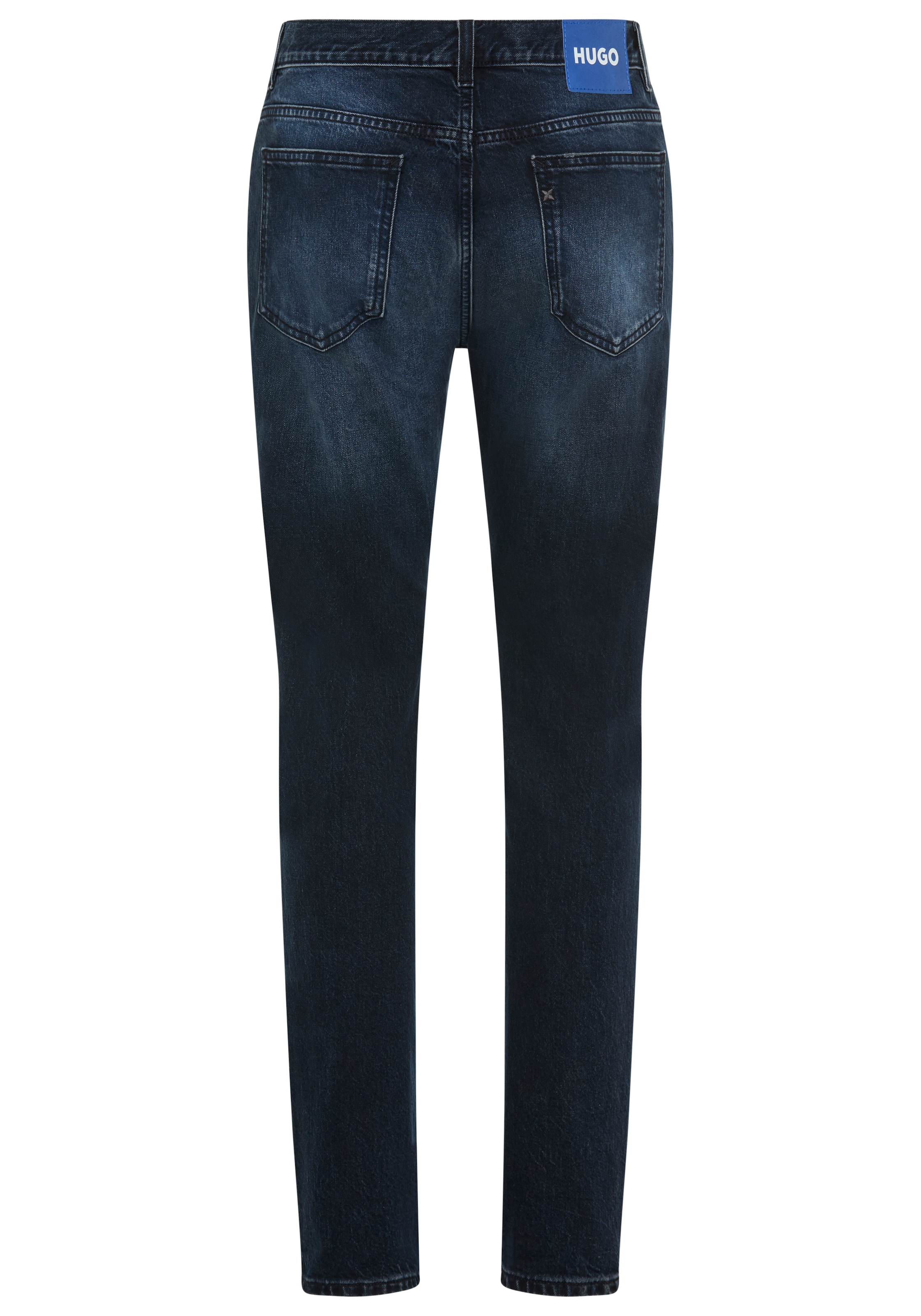 HUGO Blue Slim-fit-Jeans »Ash«, mit Stone-washed-Finish
