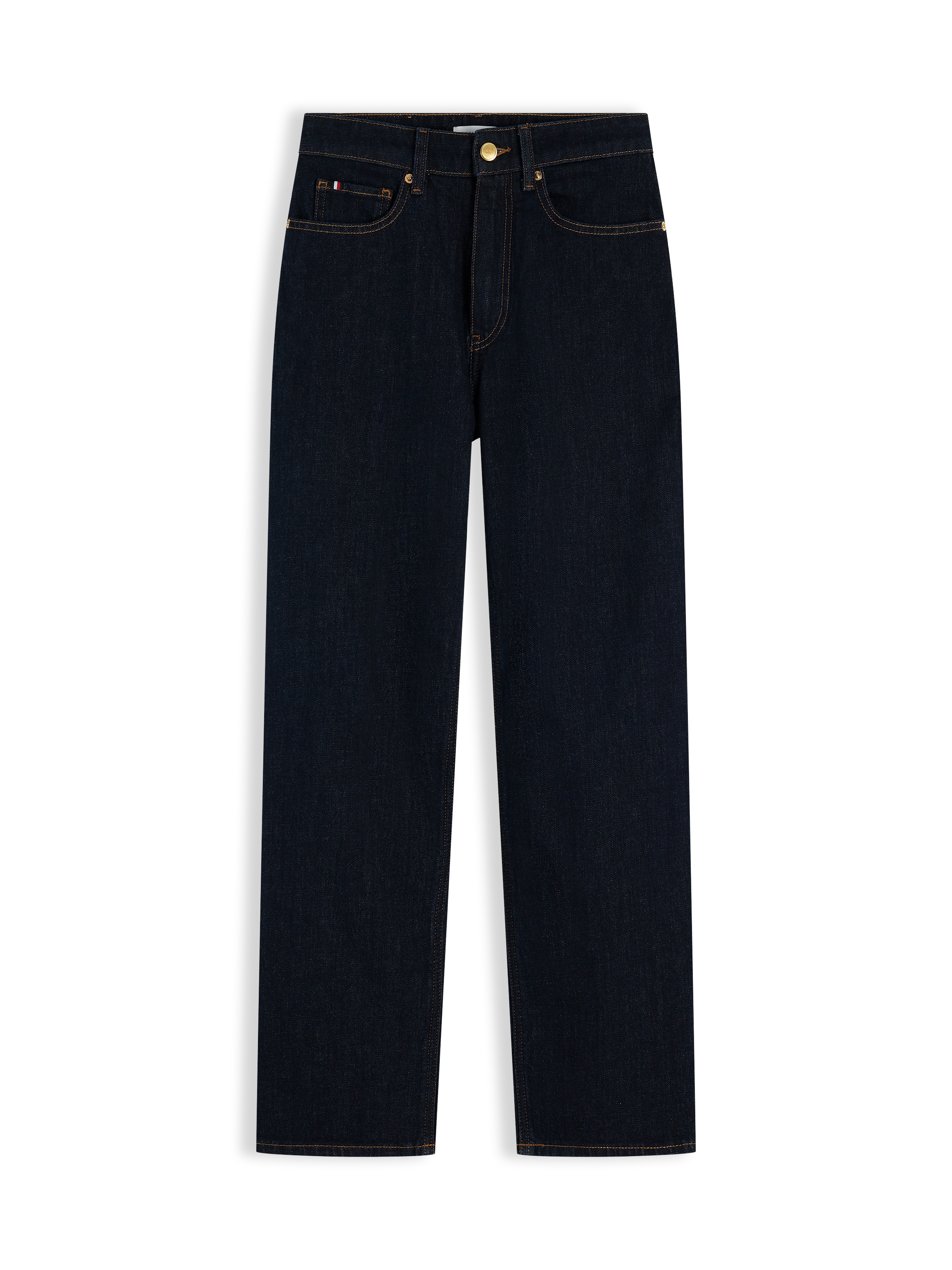Tommy Hilfiger High-waist-Jeans »TAPERED RINSE HW ANKLE« Baumwolle, knöchellang, high waist