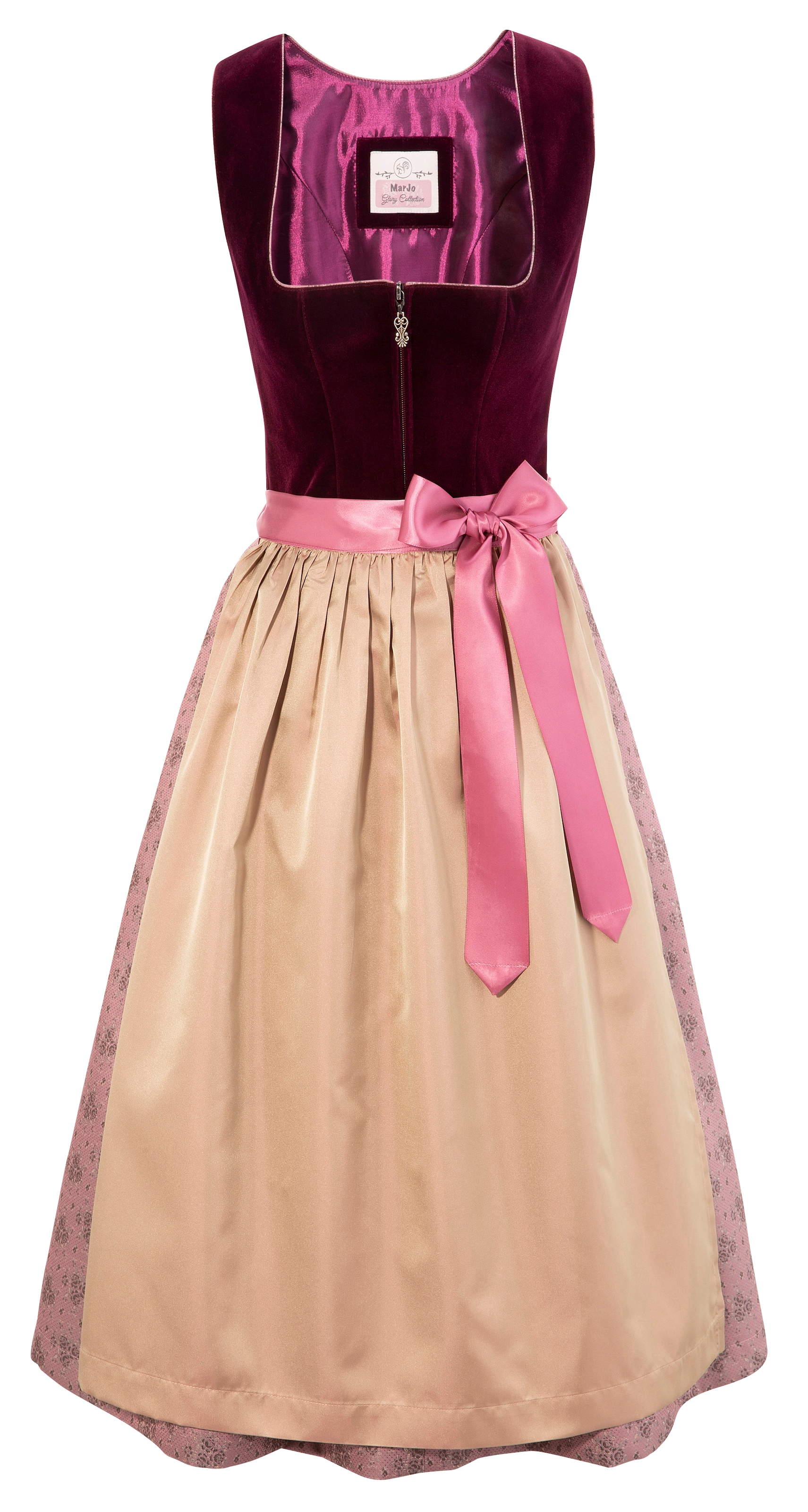 MarJo Dirndl »Sabine«, (2 tlg.), Damen, midi mit Samtoberteil kaufen