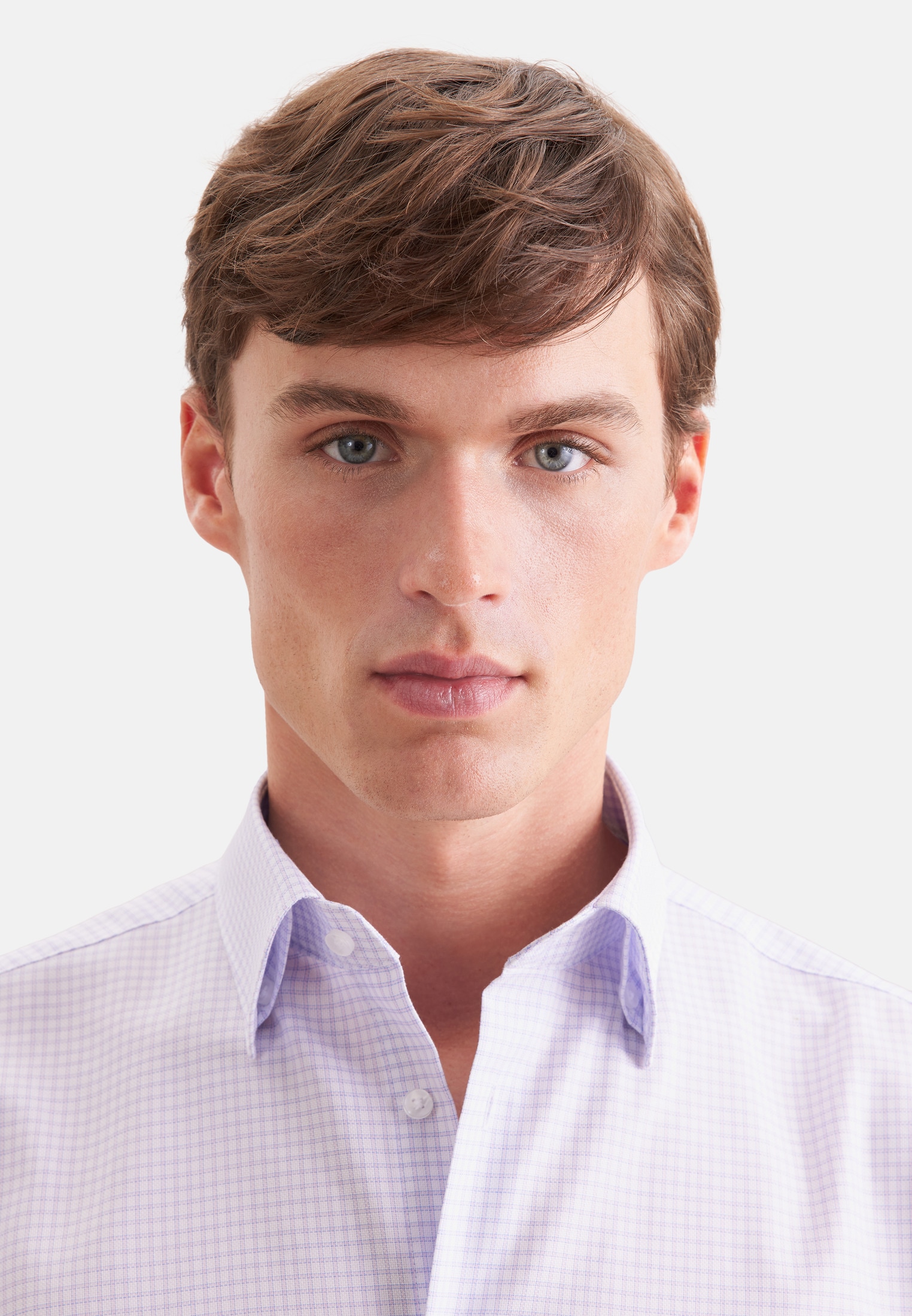 seidensticker Businesshemd »Schwarze Rose« Shaped 1/2 Covered-Button-Down-Kragen Karo