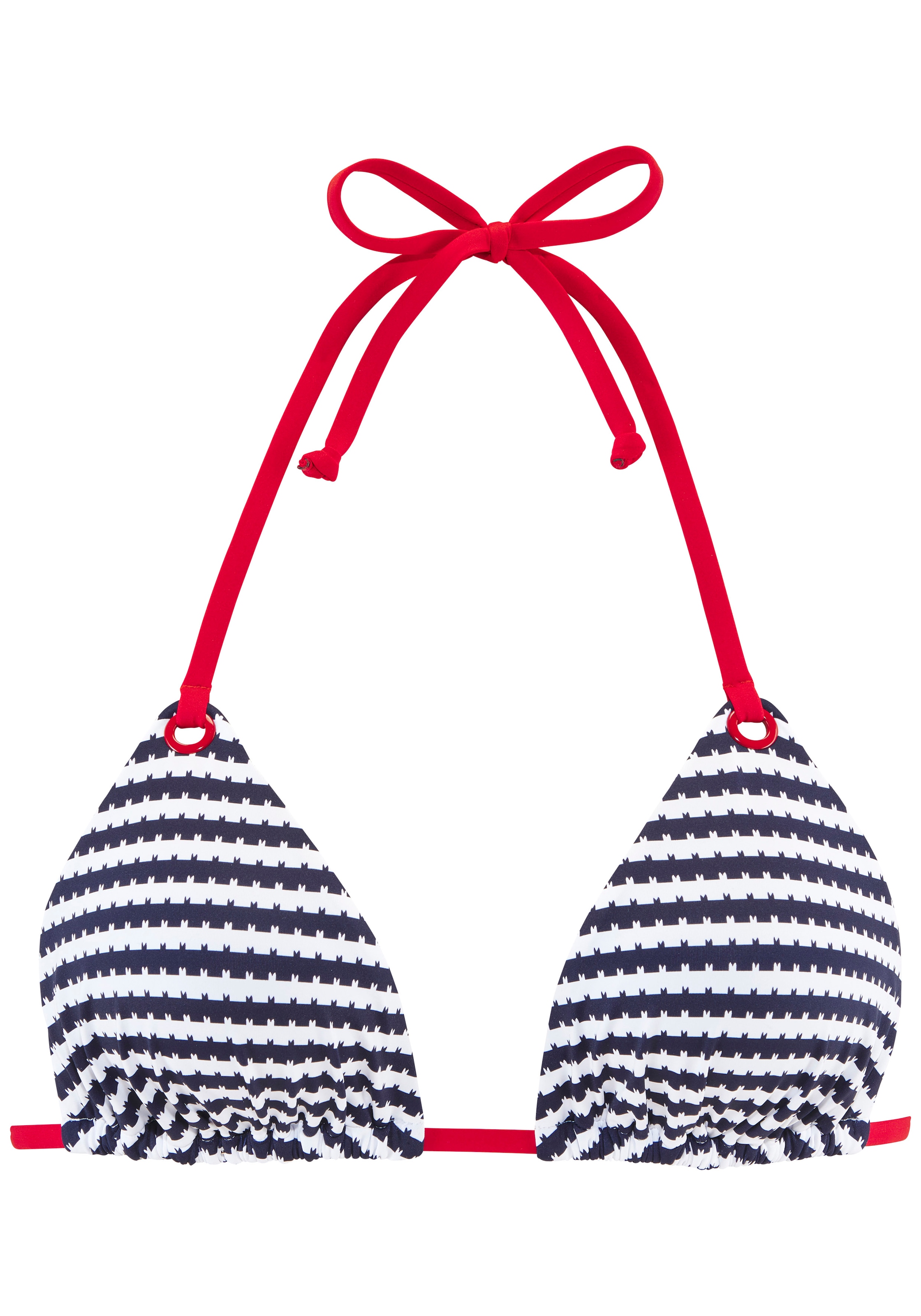s.Oliver Triangel-Bikini-Top »Elain« mit kontrastfarbigen Zierringen